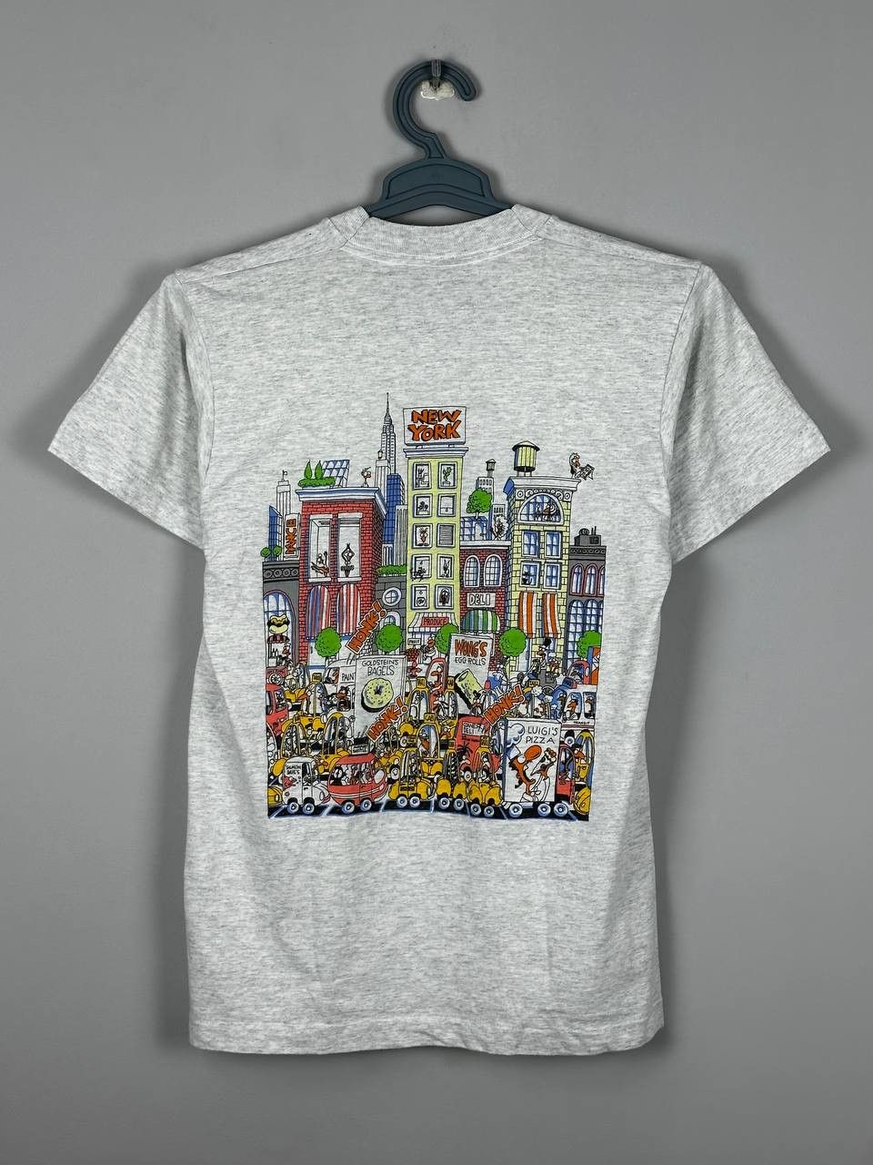 I Love NY Vintage 1991 Love New York City Grey T-Shirt Size US S / EU 44-46 / 1 - 8 Thumbnail