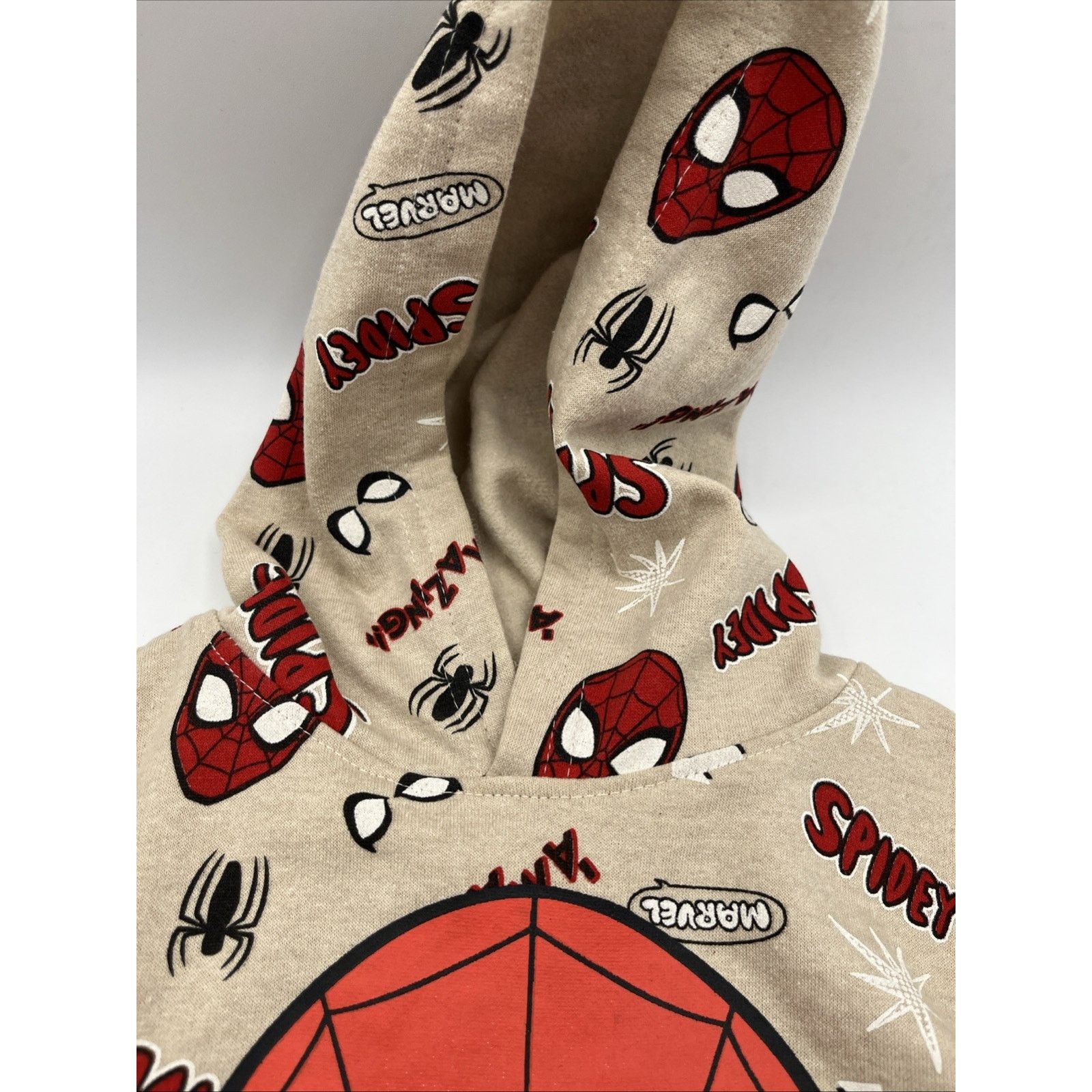 Marvel Comics Marvel Spider-Man Boys Hoodie Size 6 & Spider-Man Slippers Size ONE SIZE - 6 Thumbnail