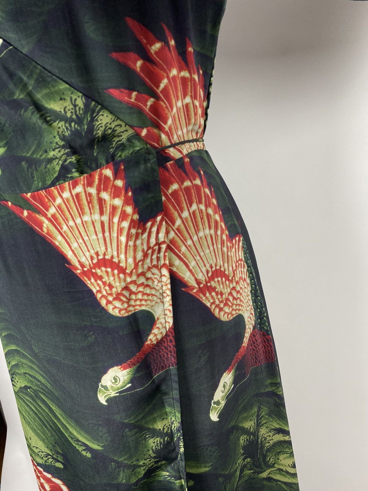 Allsaints × Designer Allsaints Delana Swoop Dress Maxi Floral Pattern Pleated Size XS / US 0-2 / IT 36-38 - 11 Thumbnail