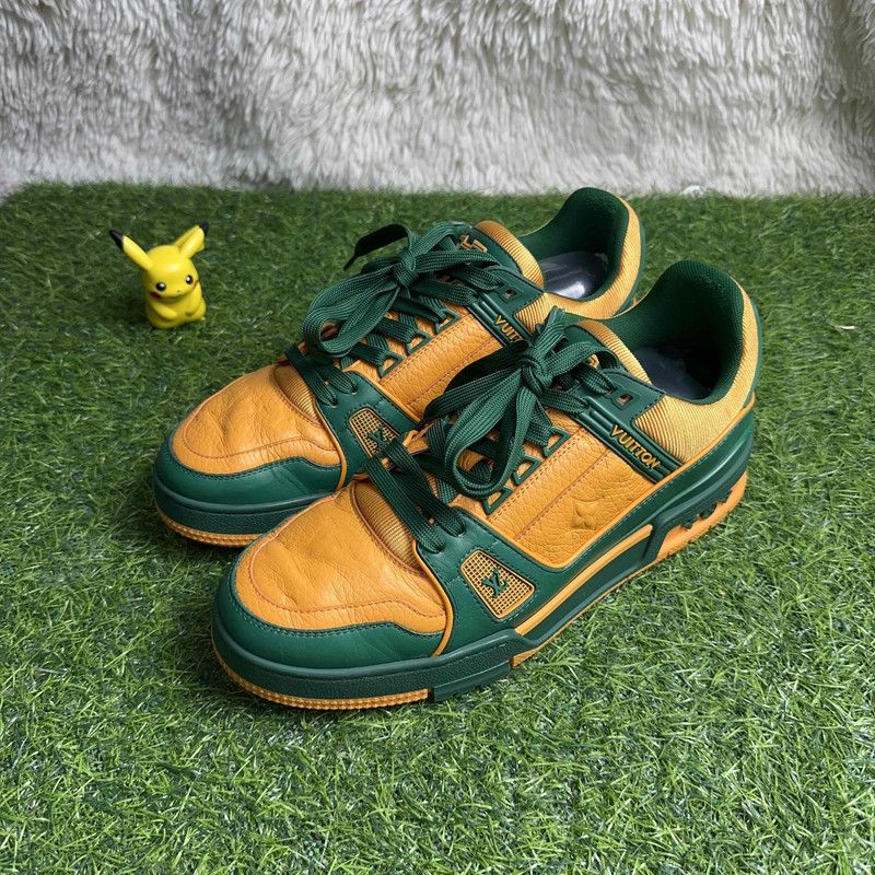 Louis Vuitton Louis Vuitton Trainer Leather Fashion Sneakers 0079 Size US 8 / EU 41 - 1 Thumbnail