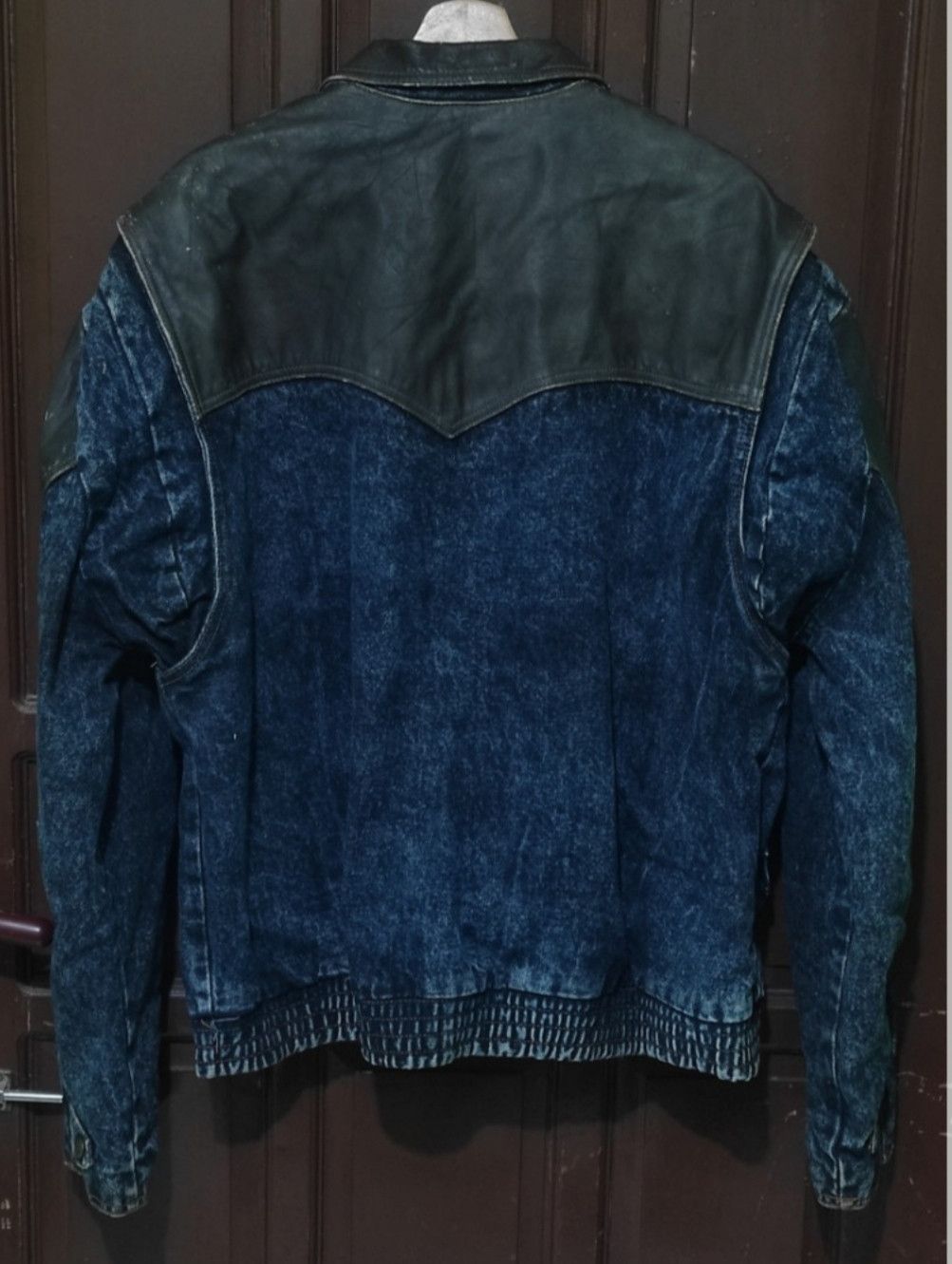 Georges Marciano × Guess × Vintage VTG Guess by Georges Marciano Leather/Denim jacket Size US XL / EU 56 / 4 - 6 Thumbnail