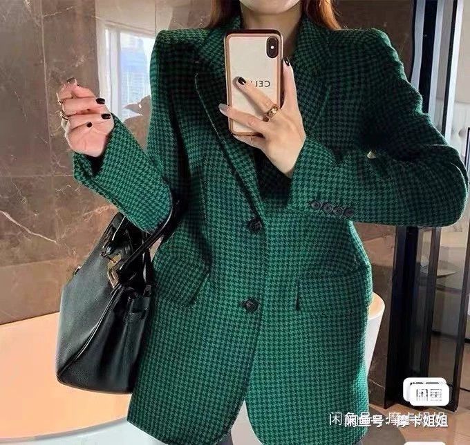 Balenciaga Balenciaga Plaid Hourglass Jacket Size XS / US 0-2 / IT 36-38 - 9 Thumbnail