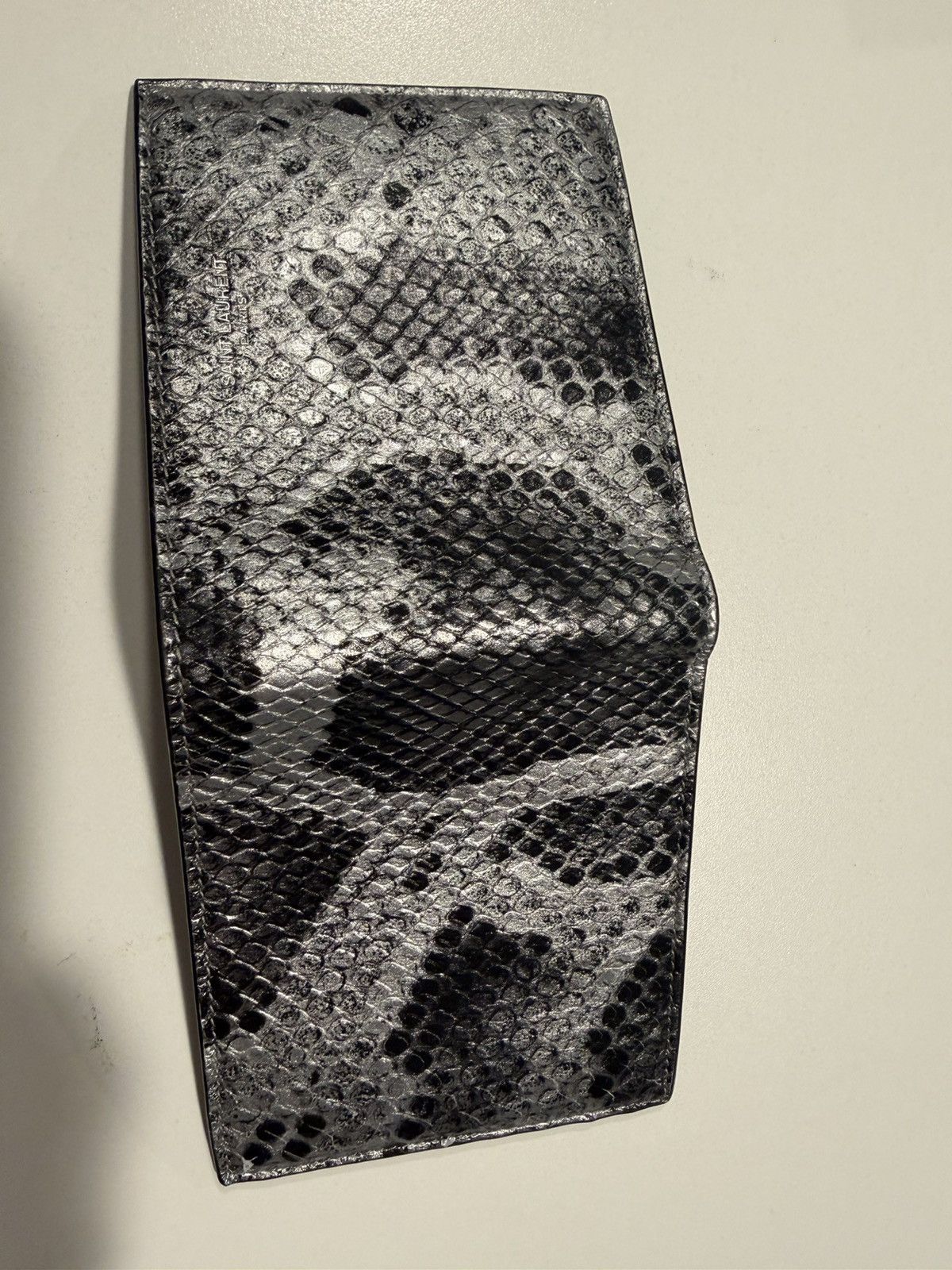 Saint Laurent Paris Saint Laurent mens snake print wallet Size ONE SIZE - 8 Thumbnail