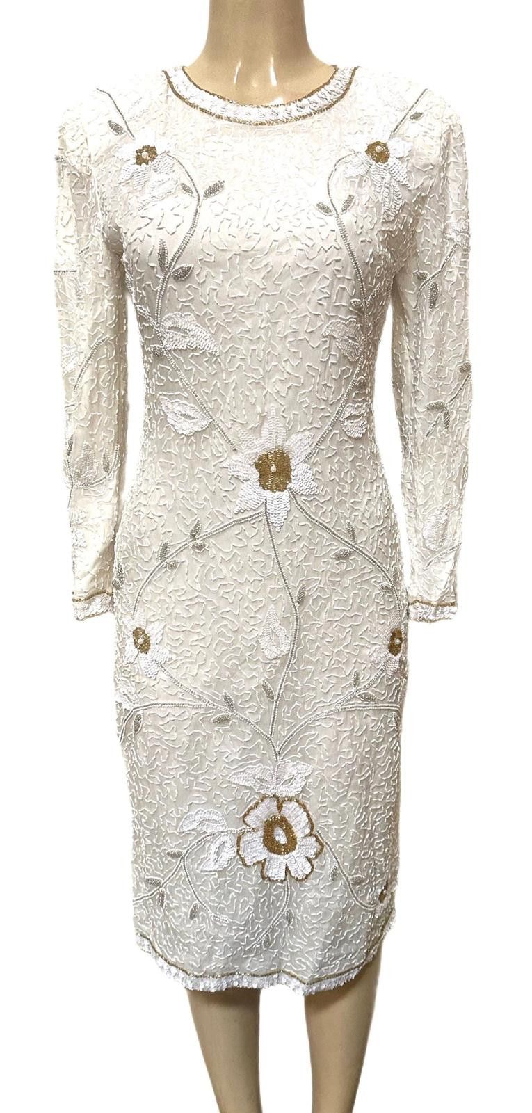 Other Sequin Dress White size 16 Size XXL / US 16-18 / IT 52-54 - 1 Preview