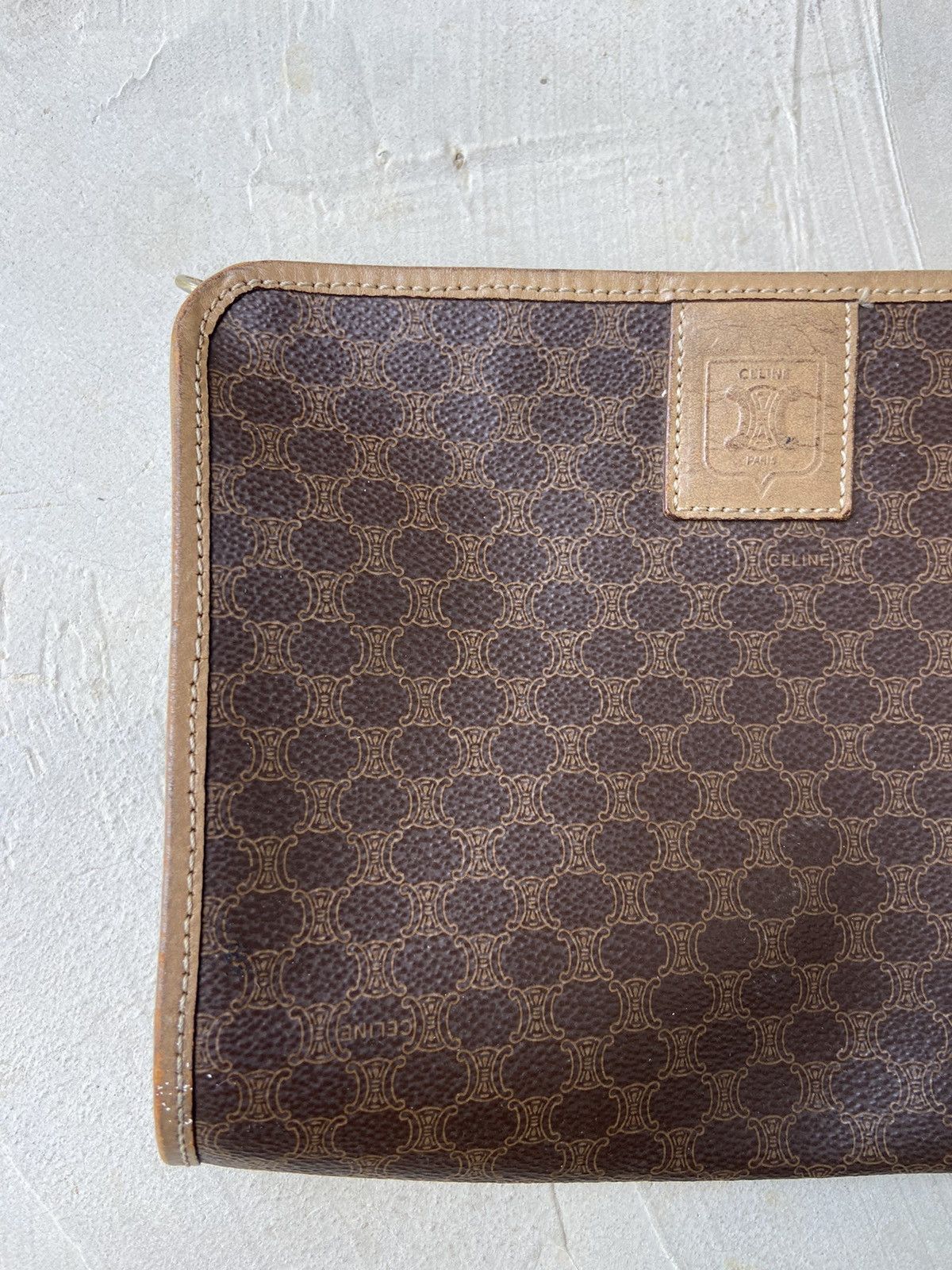 Celine × Designer Auth Celine Macadam clutch Bag Size ONE SIZE - 4 Thumbnail