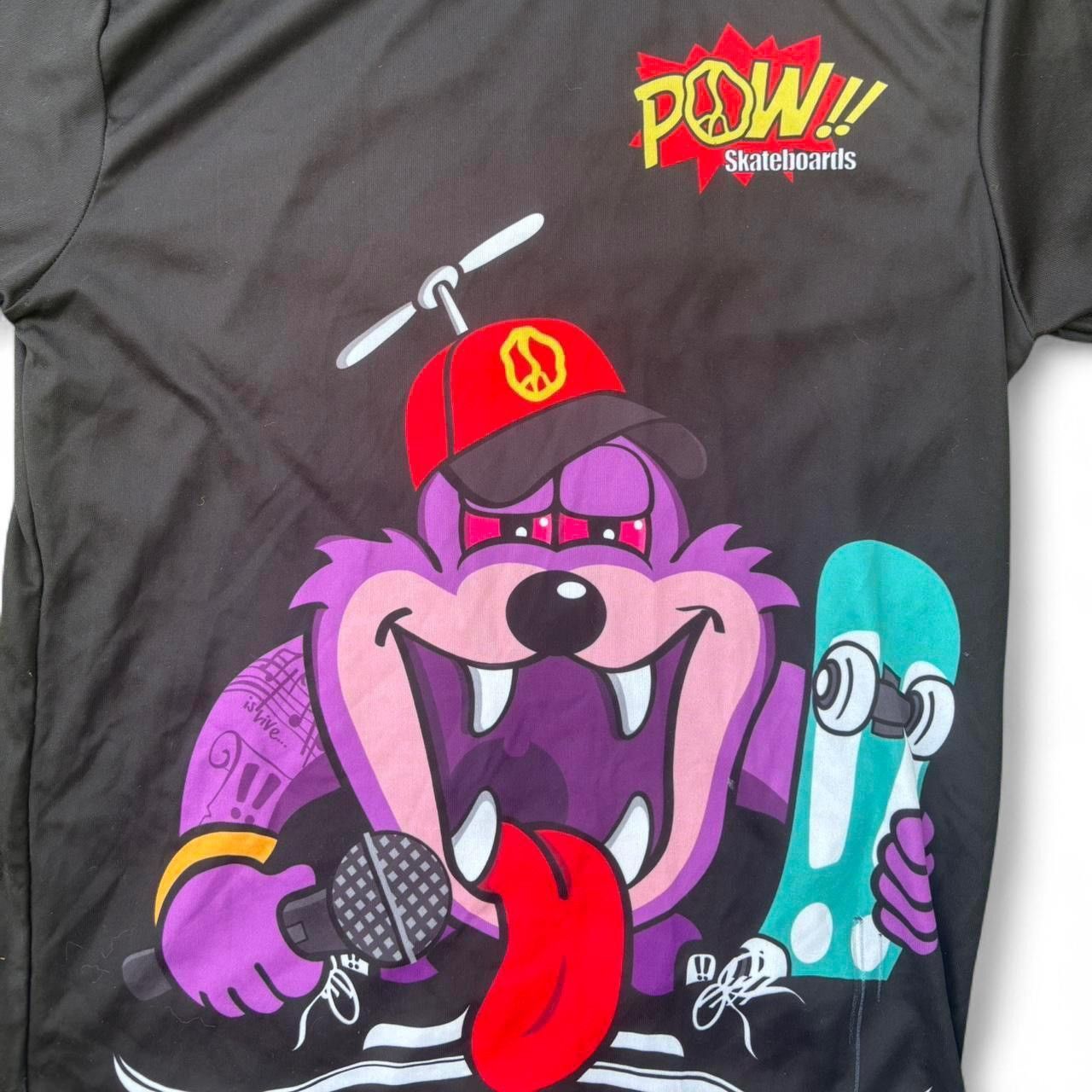 Other Pow!! Skateboarding Taz T-Shirt Size US L / EU 52-54 / 3 - 2 Thumbnail