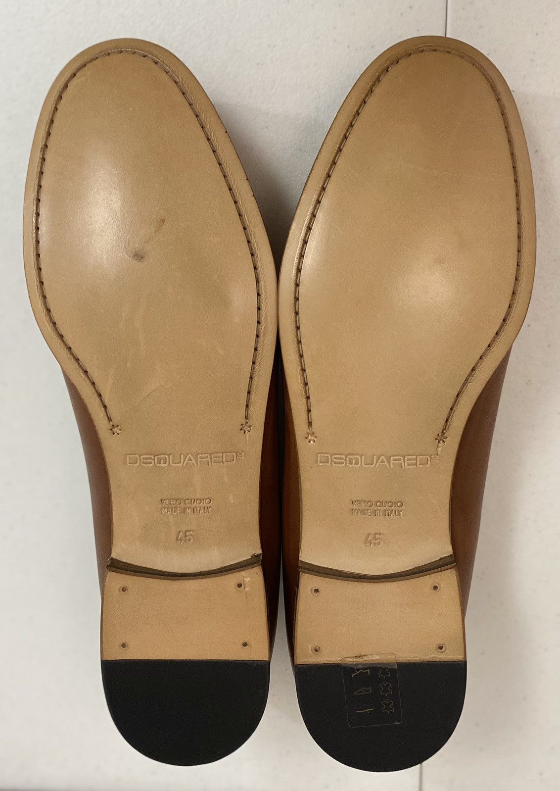 Dsquared2 Dsquared2 🇮🇹 Brown Leather Handmade Penny Loafer 12 NEW Size US 12 / EU 45 - 9 Thumbnail