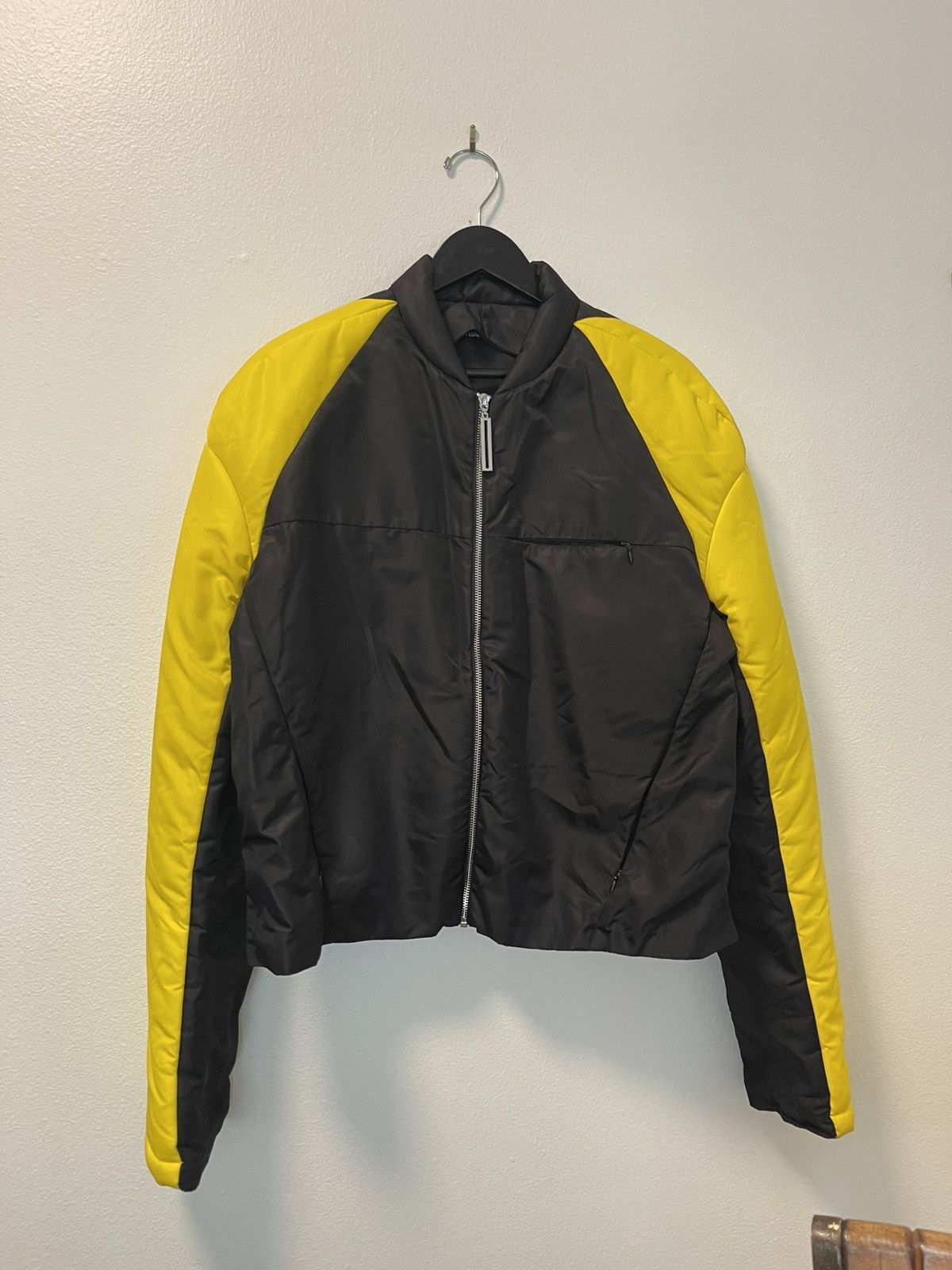 SPENCER BADU Black and yellow padded jacket Size US M / EU 48-50 / 2 - 1 Thumbnail
