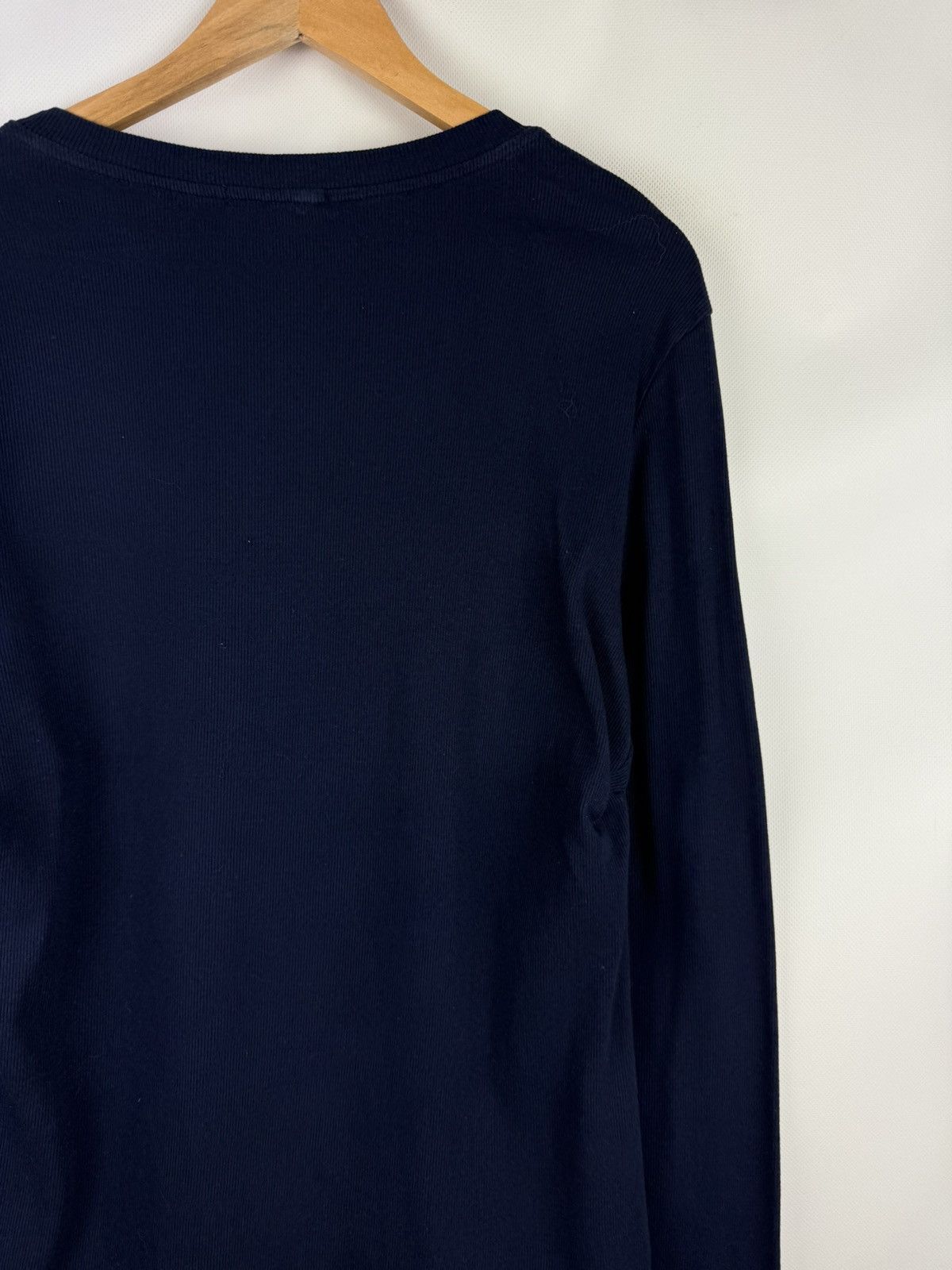 Agolde Agolde Men’s Long Sleeve Rib Crew Neck Tee T Shirt USA Made Size US XL / EU 56 / 4 - 18 Thumbnail