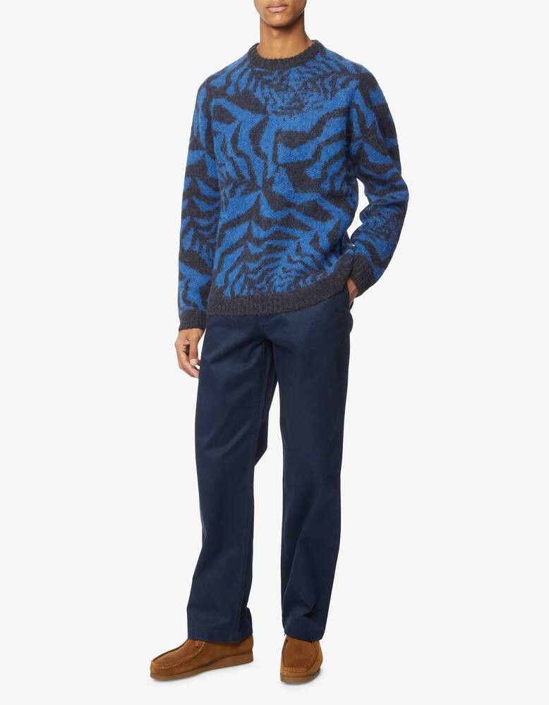 Wood Wood 50/L - Alpaca/Wool - Beckett Jacquard Jumper Size US L / EU 52-54 / 3 - 1 Thumbnail