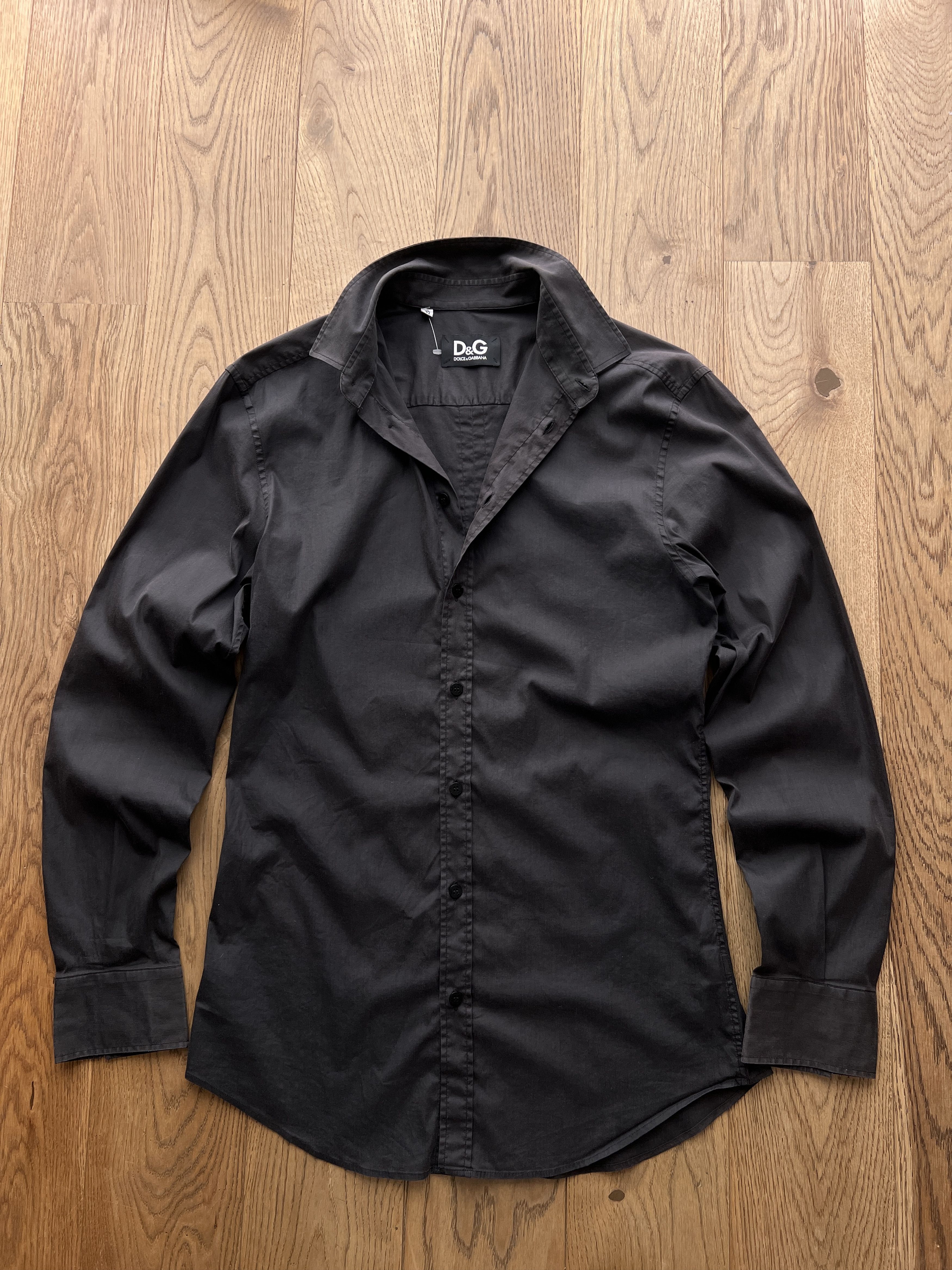 Dolce & Gabbana RARE ! 2000s Dolce & Gabbana vintage nylon elastane shirt Size US L / EU 52-54 / 3 - 1 Thumbnail