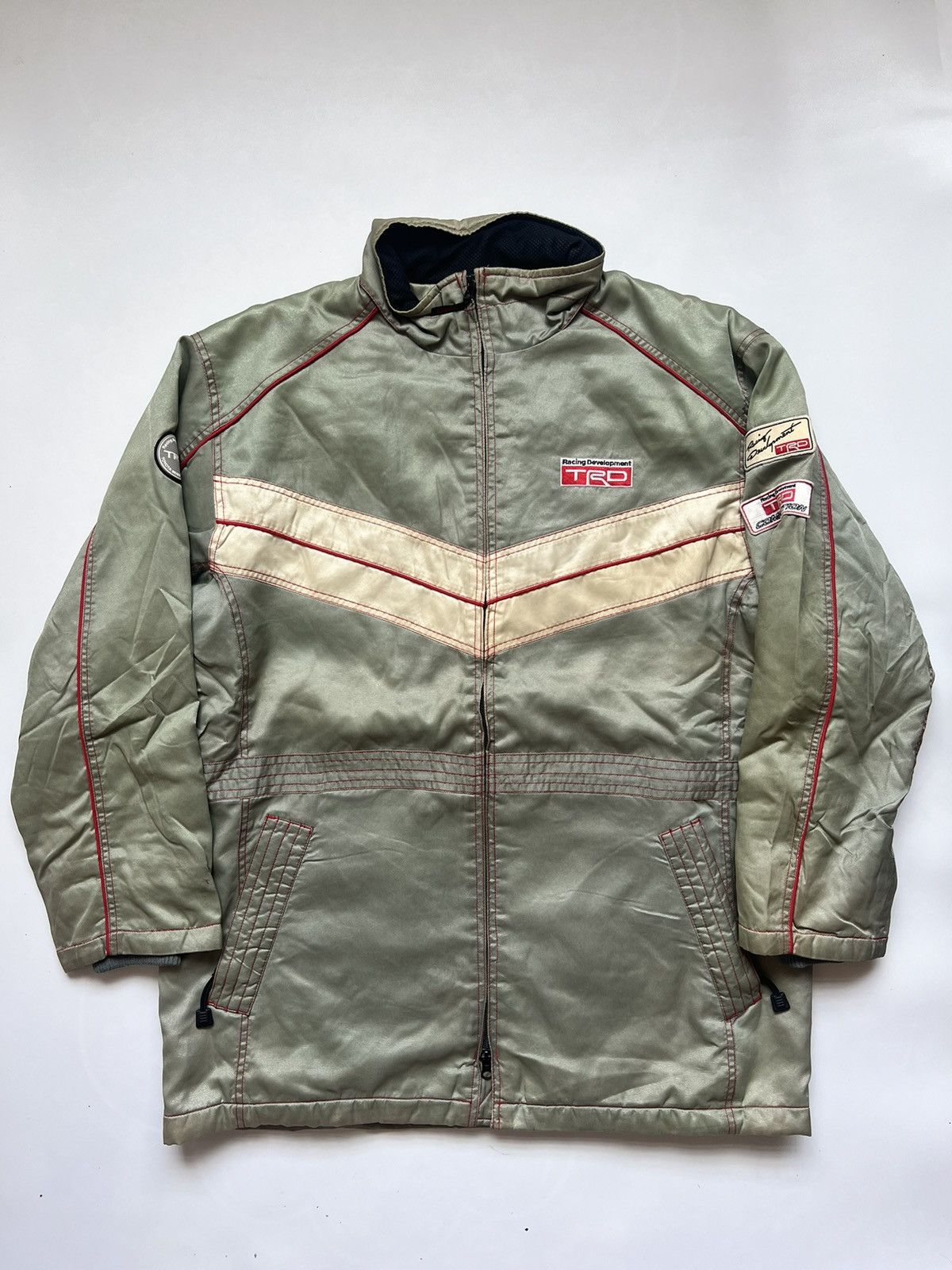 Vintage Vintage TRD Toyota Racing Developement Long Jacket Size US XL / EU 56 / 4 - 1 Thumbnail
