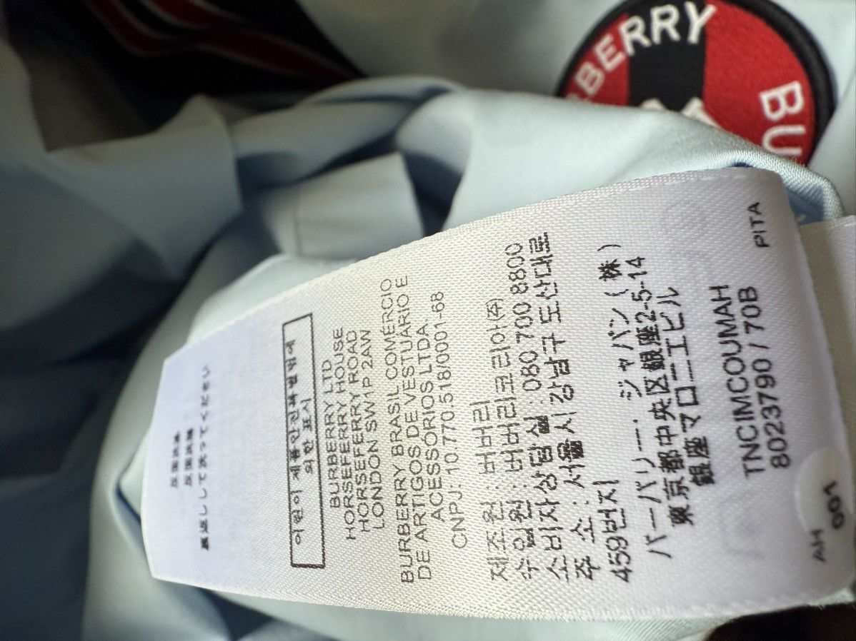 Burberry Burberry Short-Sleeve Zip-Front Shirt- Baby Blue Size US XL / EU 56 / 4 - 5 Thumbnail