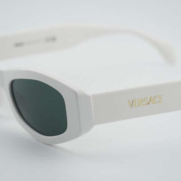 Versace Versace VE4487 314/87 Sunglasses White Rectangle Frame, Grey Size ONE SIZE - 8 Thumbnail