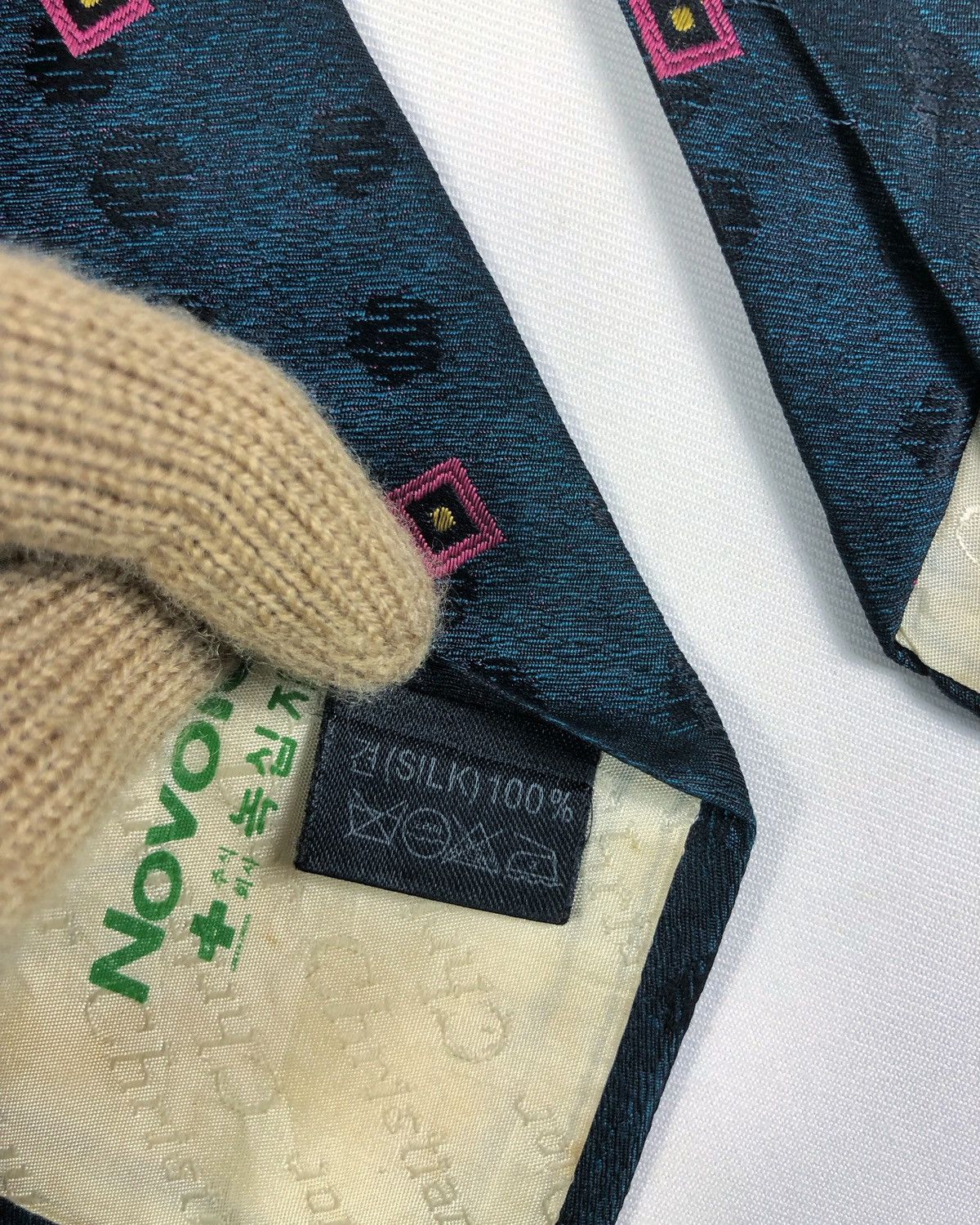 Christian Dior Monsieur Rare Vintage Christian Dior Monsieur Silk Tie Size ONE SIZE - 8 Thumbnail