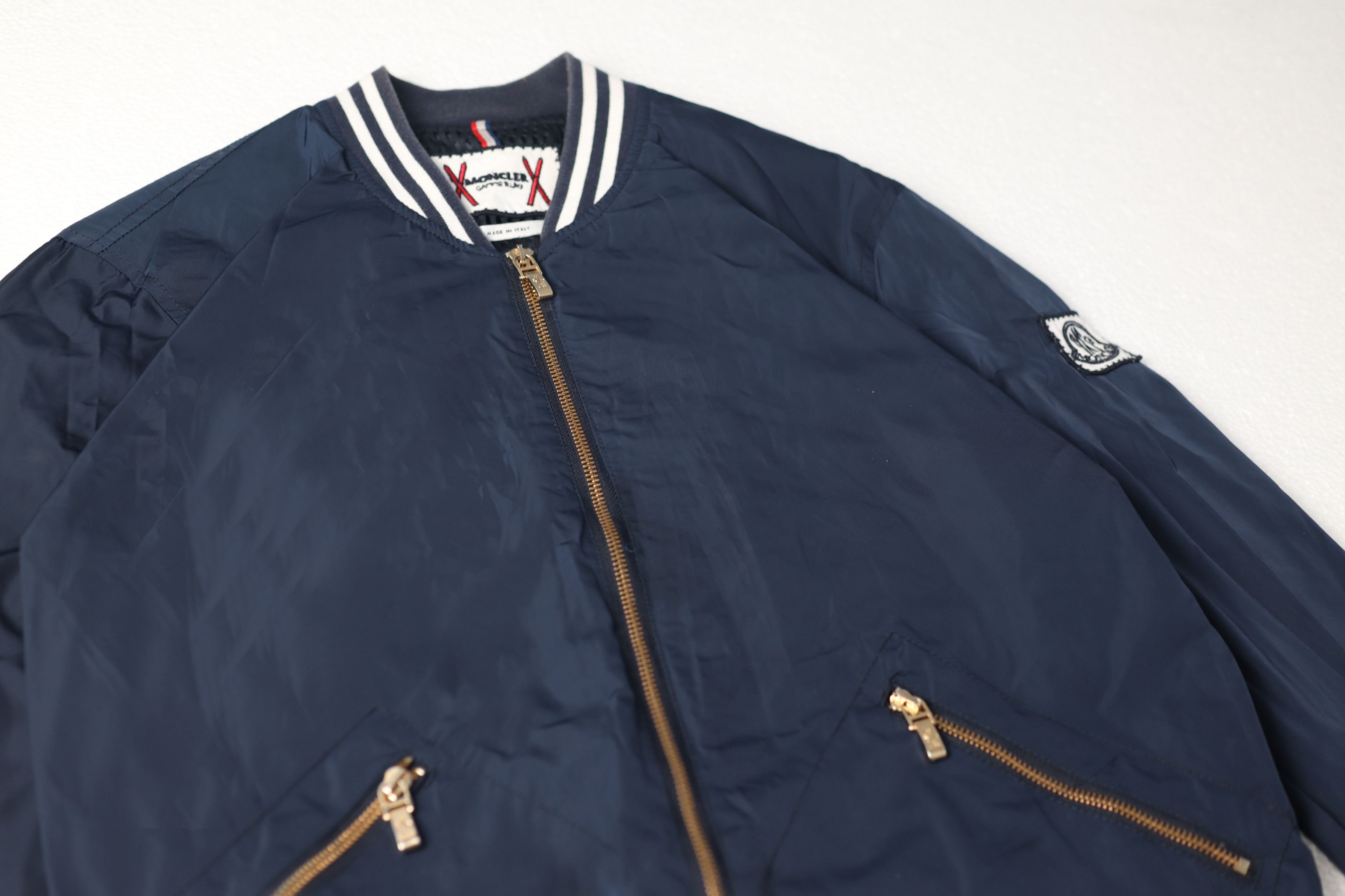 Moncler × Thom Browne Moncler Gamme Bleu - Thom Browne Bomber Jacket Size US L / EU 52-54 / 3 - 4 Thumbnail