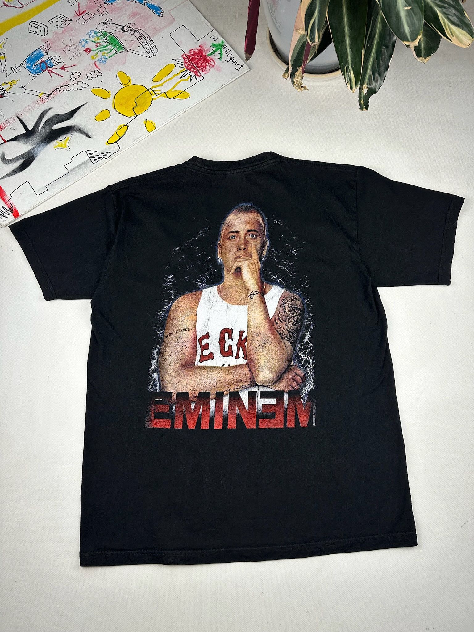 Rap Tees vintage eminem t shirt rap tee Size US XL / EU 56 / 4 - 4 Thumbnail