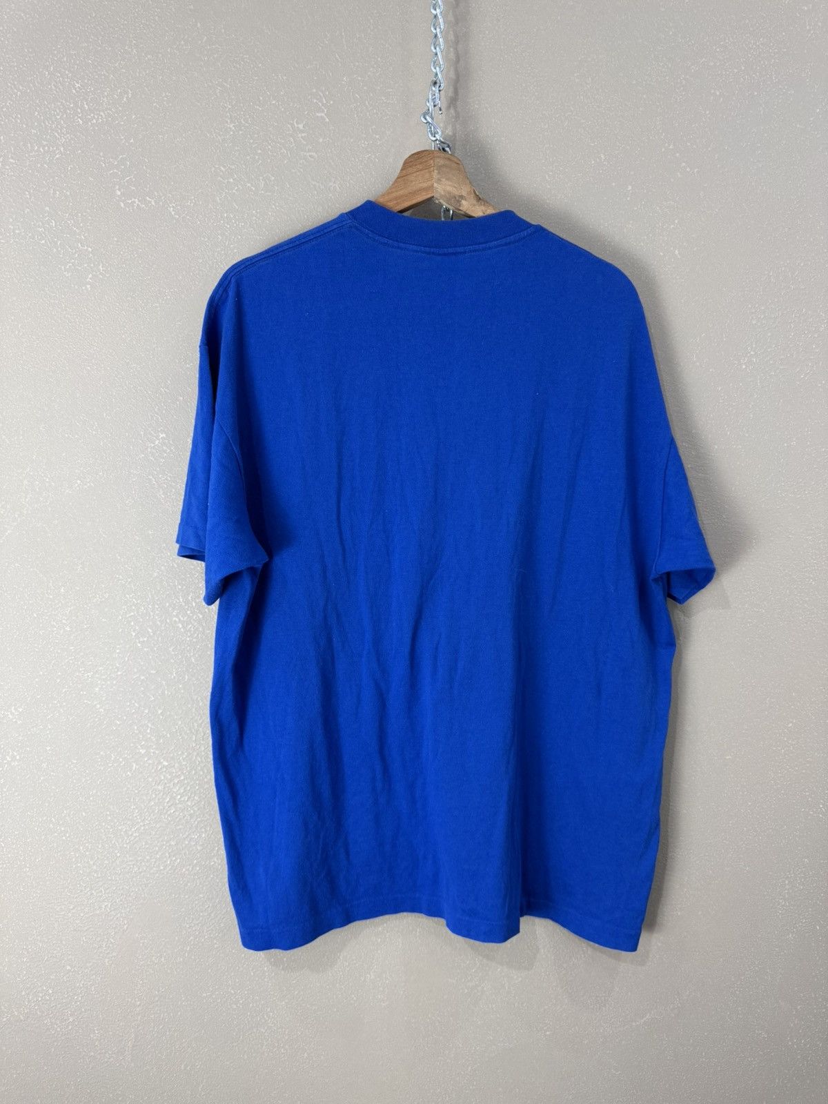Velva Sheen Vintage 90s 1989 New York Mets T-Shirt Single Stitch Trashed Size US XL / EU 56 / 4 - 2 Thumbnail