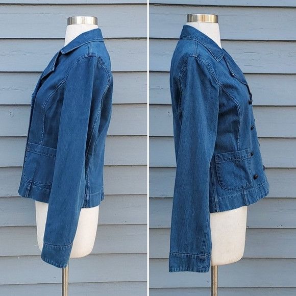 Ralph Lauren × Vintage Vintage 90s y2k Ralph Lauren Double Breasted Cropped Trench Size S / US 4 / IT 40 - 2 Thumbnail