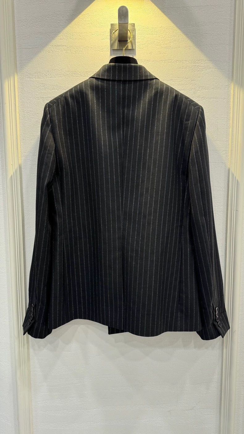 Saint Laurent Paris Saint Laurent Pinstripe Wool Blazer-2506 Size US M / EU 48-50 / 2 - 2 Thumbnail