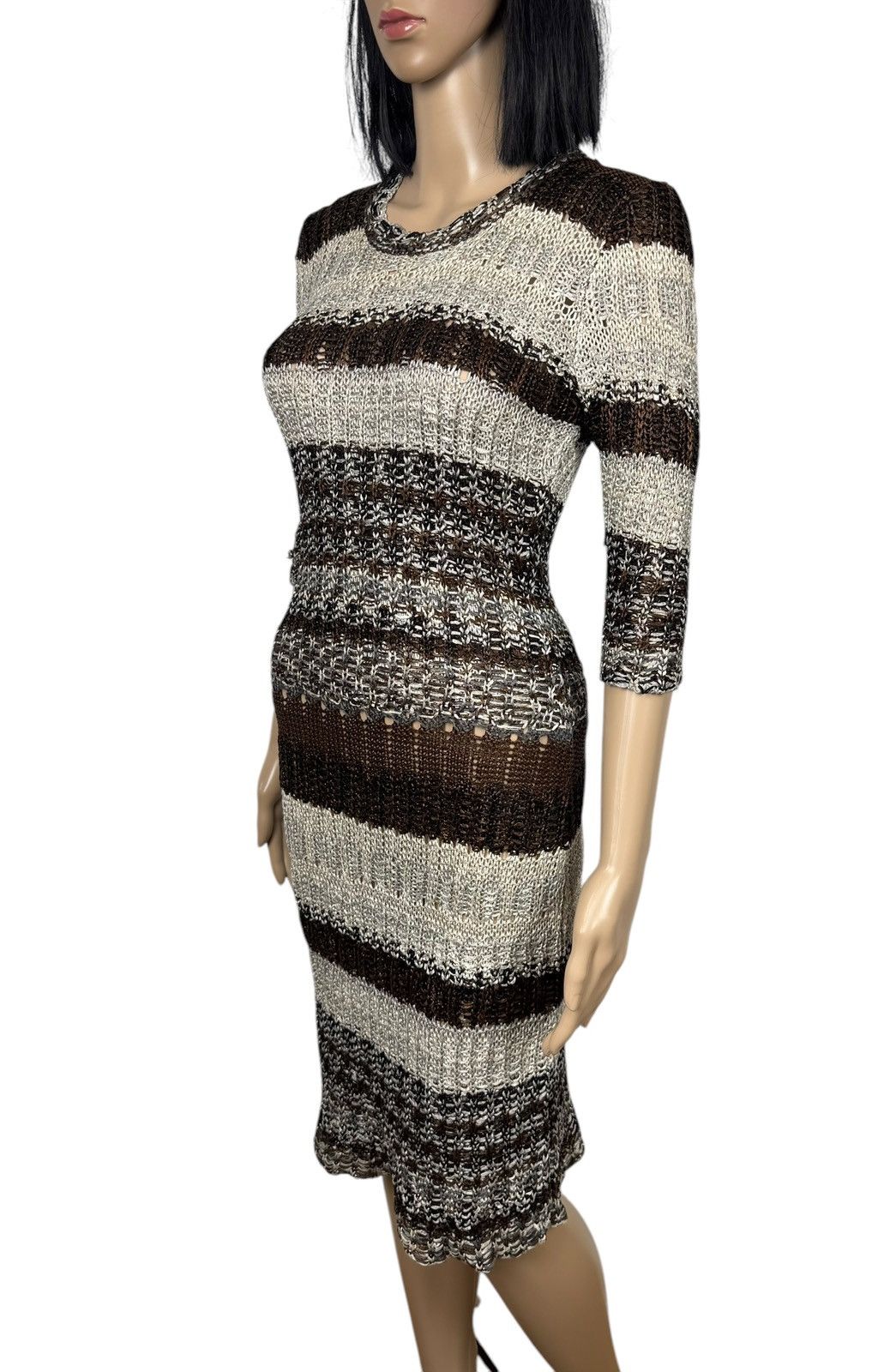 Oscar De La Renta Oscar De La Renta Silk Knit Dress Bodycon size 8 Size S / US 4 / IT 40 - 5 Thumbnail