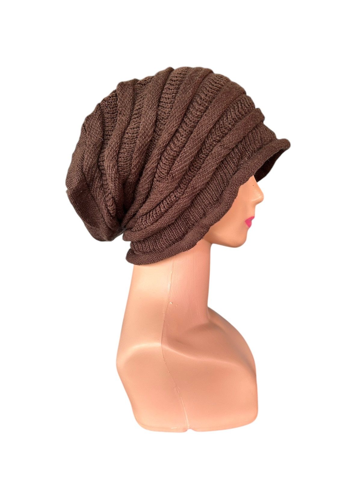 Japanese Brand × Kapital × Vintage Japanese Sunfaded Style Knitted big Beanie Hats Size ONE SIZE - 6 Thumbnail