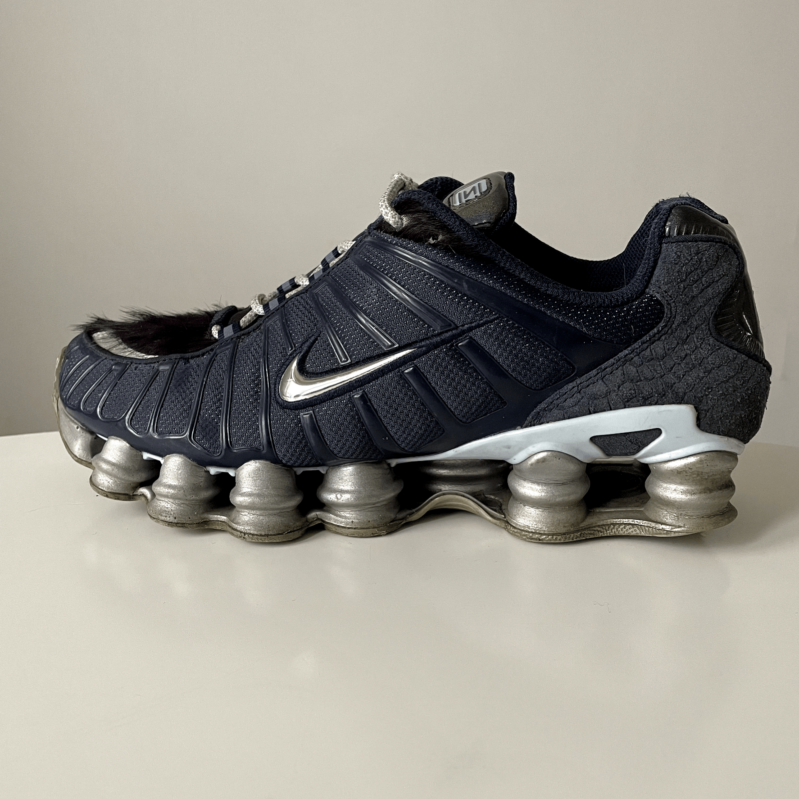 image of Nike Shox Tl "python Pony" Trainers Sneakers in Blue, Men's (Size 10)
