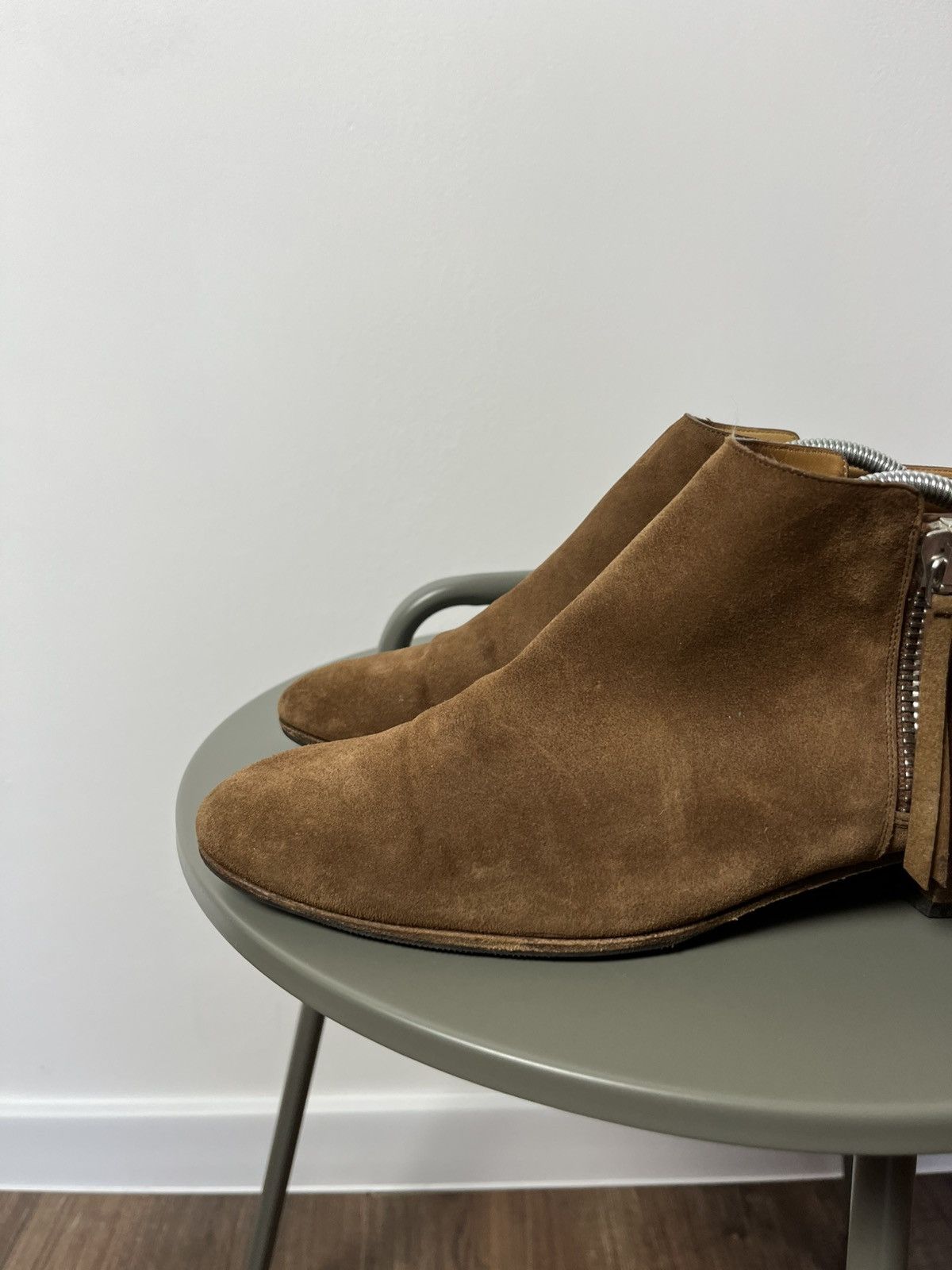 Gucci Gucci Suede Side-Zip Ankle Boots 39 EU / 8 US Made in Italy Size US 8 / IT 38 - 5 Thumbnail
