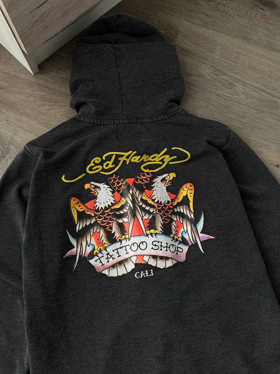 Christian Audigier × Ed Hardy × Vintage Vintage Ed Hardy Christian Audigier Style Hoodie Size US L / EU 52-54 / 3 - 11 Thumbnail