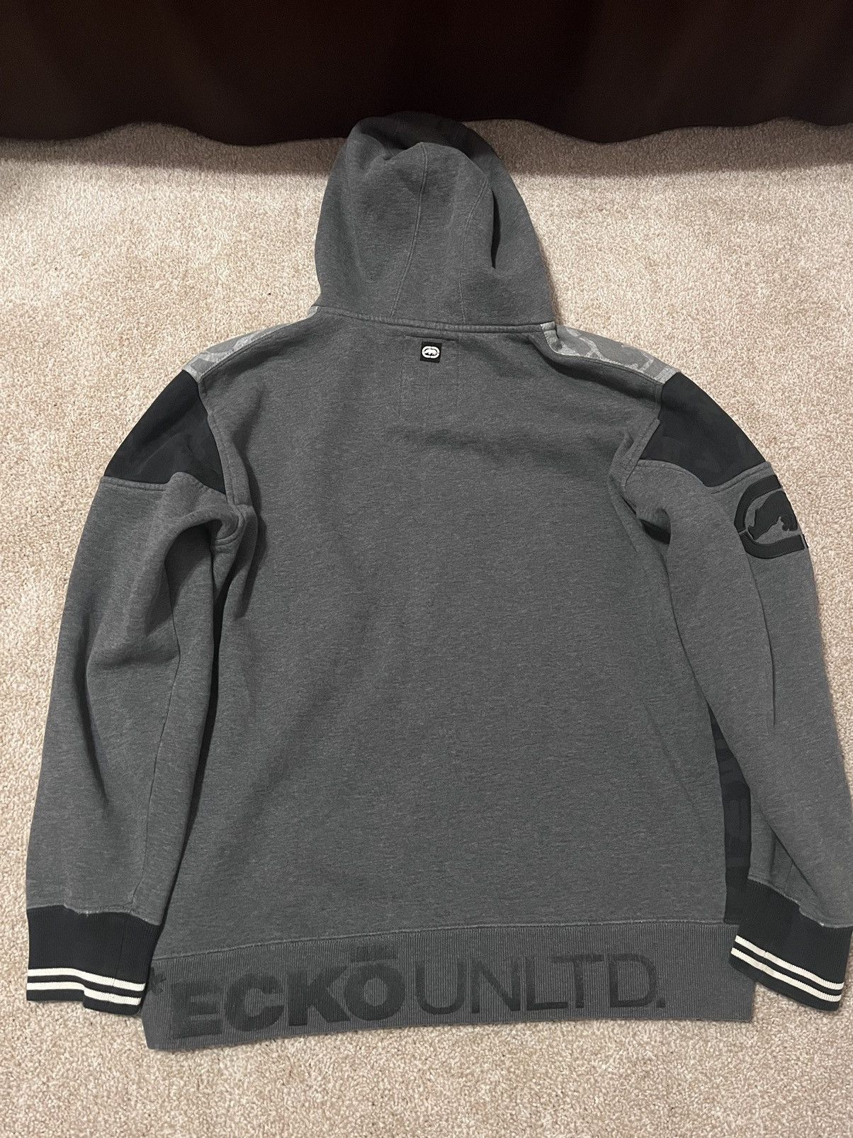 Ecko Unltd. × Vintage Vintage Y2K Ecko Unltd. Zip Up Grafitti Hoodie Size US M / EU 48-50 / 2 - 2 Thumbnail