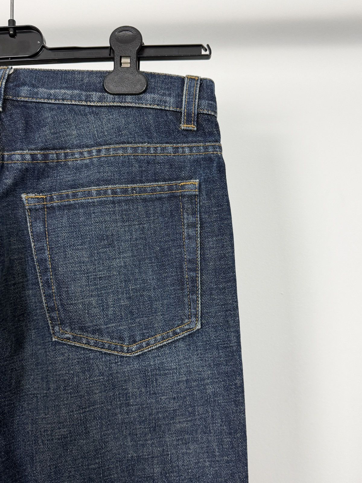 Helmut Lang Helmut Lang 2000’s Overdyed Low Waist Bootcut Denim Jeans Size 25" / US 0 / IT 36 - 7 Thumbnail