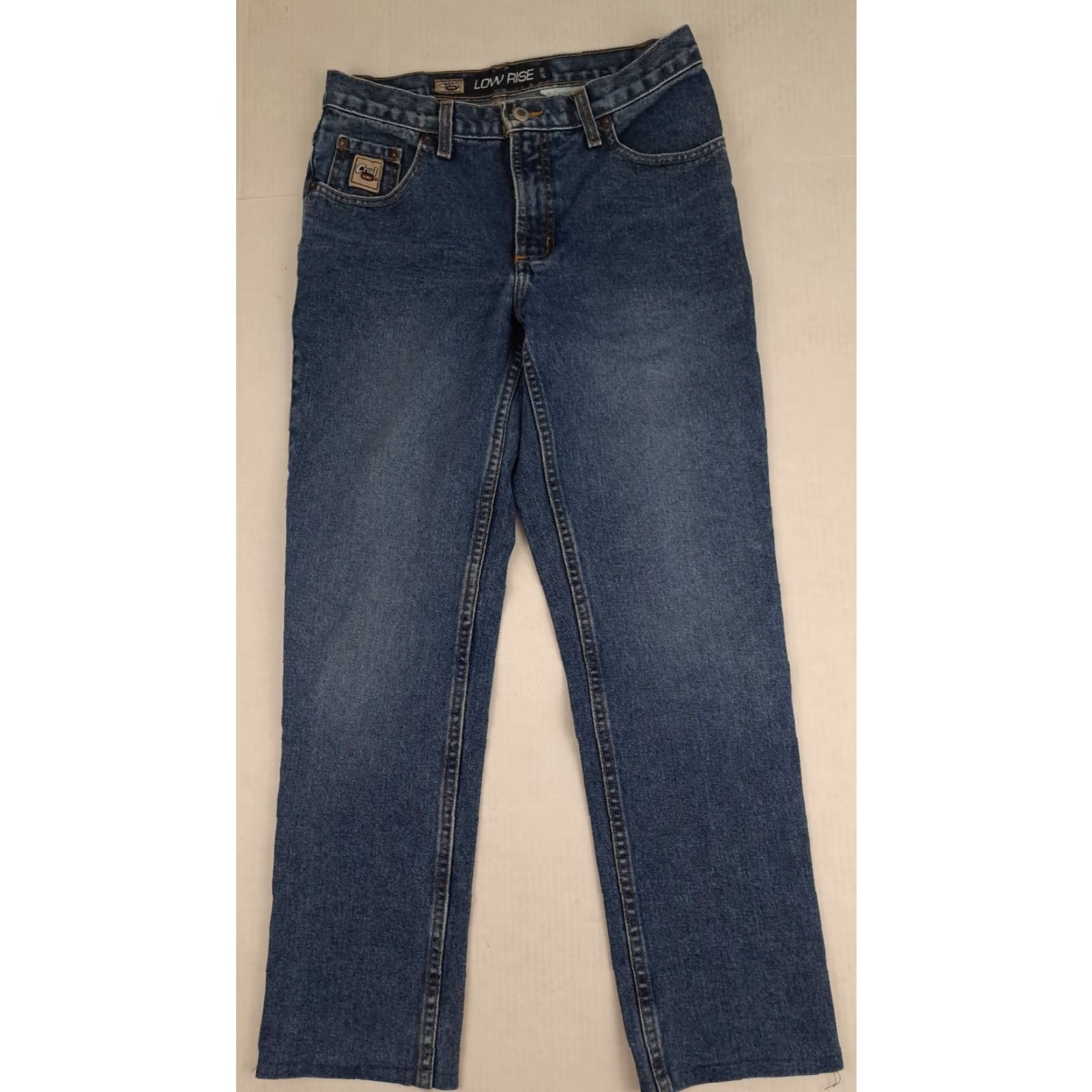 Vintage VINTAGE Cruel Girl Jeans Long Woman 28 in Inseam Blue 100% Cotton Low-Rise Denim 5-Pocket StraightREGULAR Womens Size 28" / US 6 / IT 42 - 2 Thumbnail