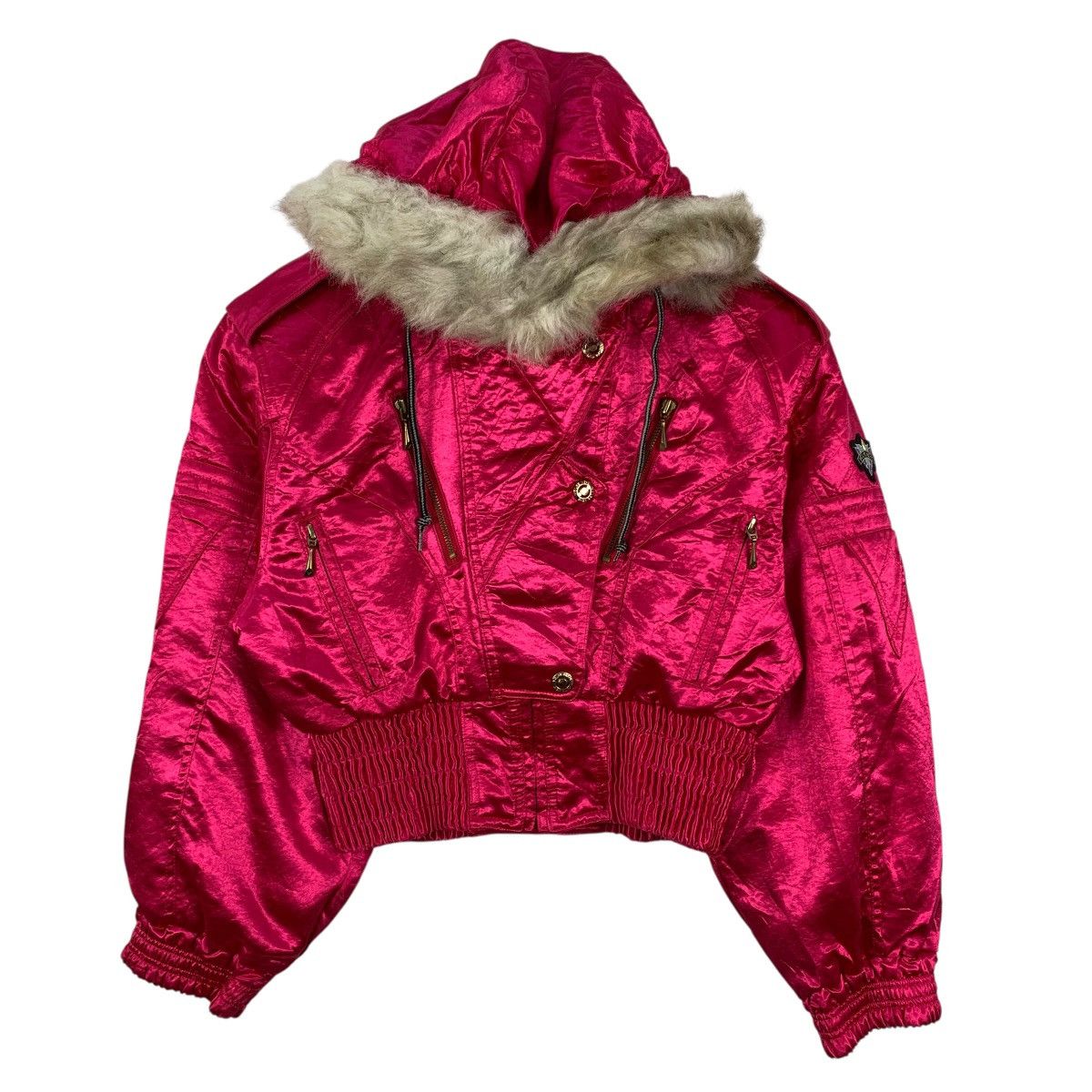 Goldwin Vintage 90s GOLDWIN VOLPE NEVE Japanese Brand Bomber Jacket Size M / US 6-8 / IT 42-44 - 1 Thumbnail