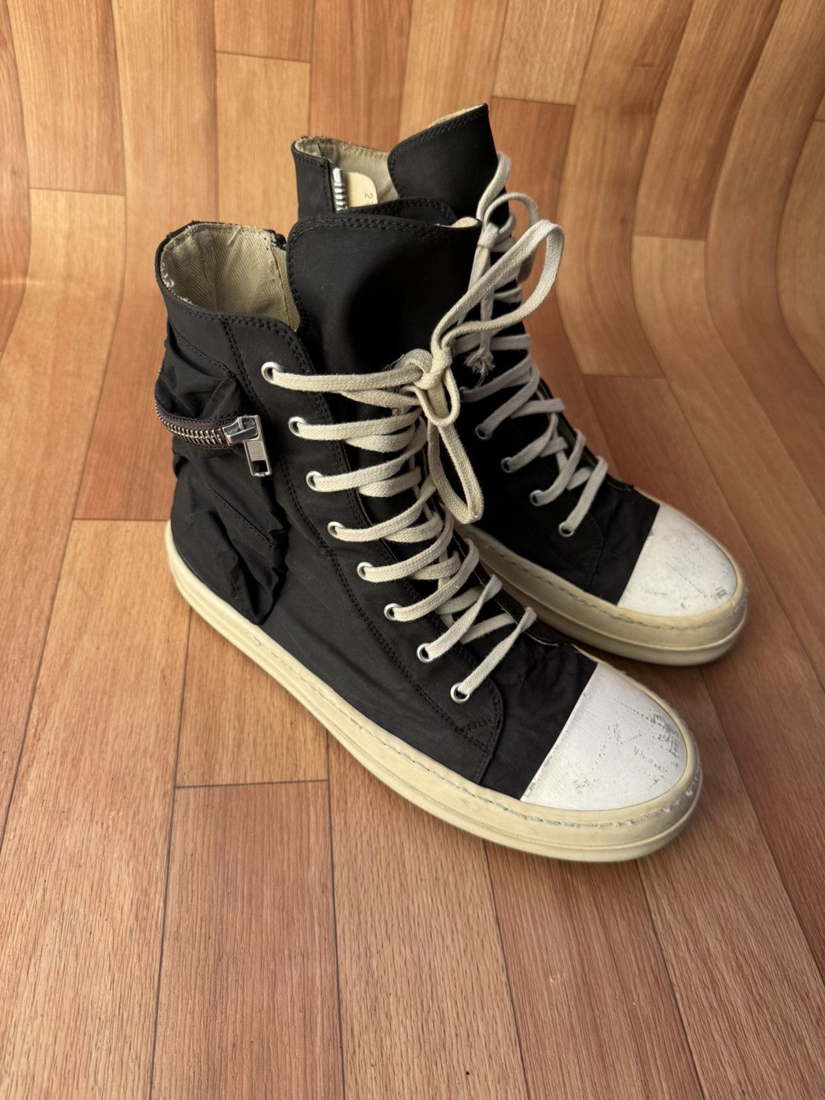 Rick Owens Drkshdw Rick owen Drkshdw Ramones Cargo sneakers Size US 9 / EU 42 - 3 Thumbnail