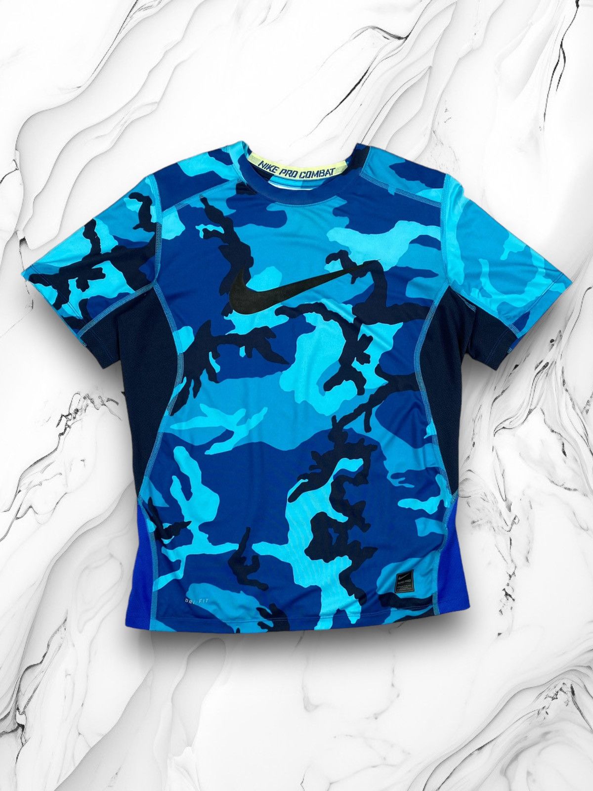 Nike Nike Pro Combat Big Logo Tee T Shirt Size L / US 10 / IT 46 - 1 Thumbnail