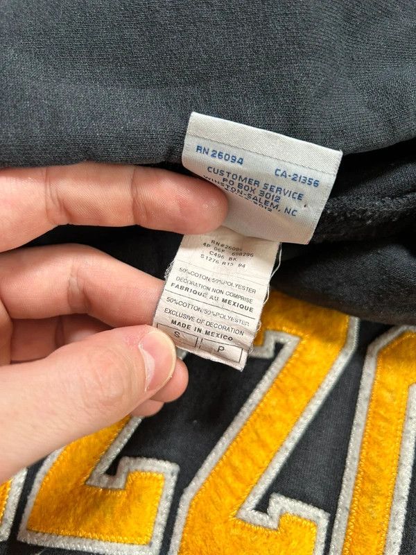 Champion Champion Mizzuo Black Washed Hoodie Vintage 90s 00s Size US S / EU 44-46 / 1 - 9 Thumbnail