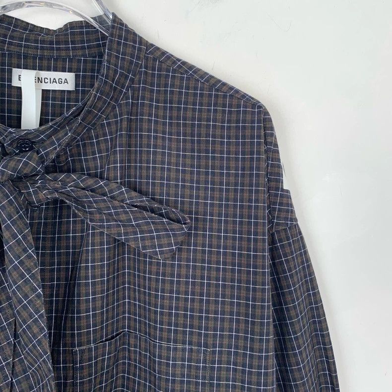 Balenciaga Balenciaga size 32 Cotton shirt with logo letter-print col Size XS / US 0-2 / IT 36-38 - 3 Thumbnail