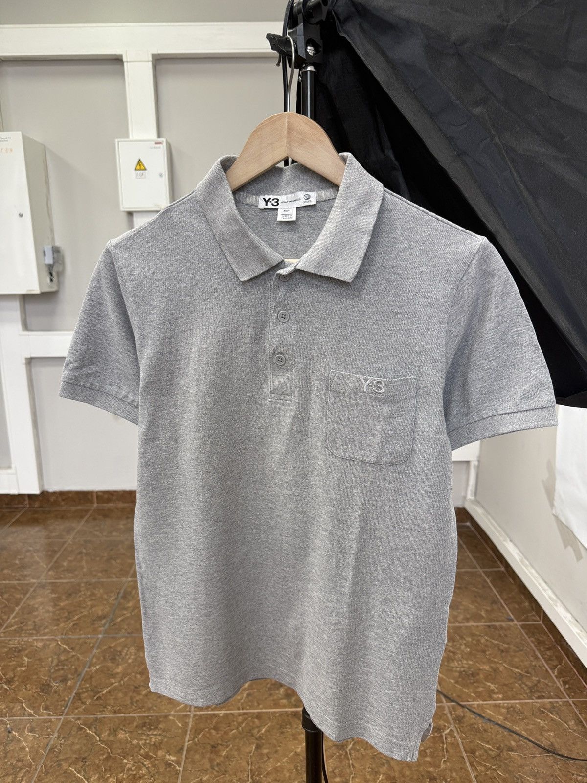 Y-3 🇯🇵 Vintage 2008 Y-3 Adidas Yohij Yamamoto Polo T-Shirt Rare Size US S / EU 44-46 / 1 - 2 Thumbnail