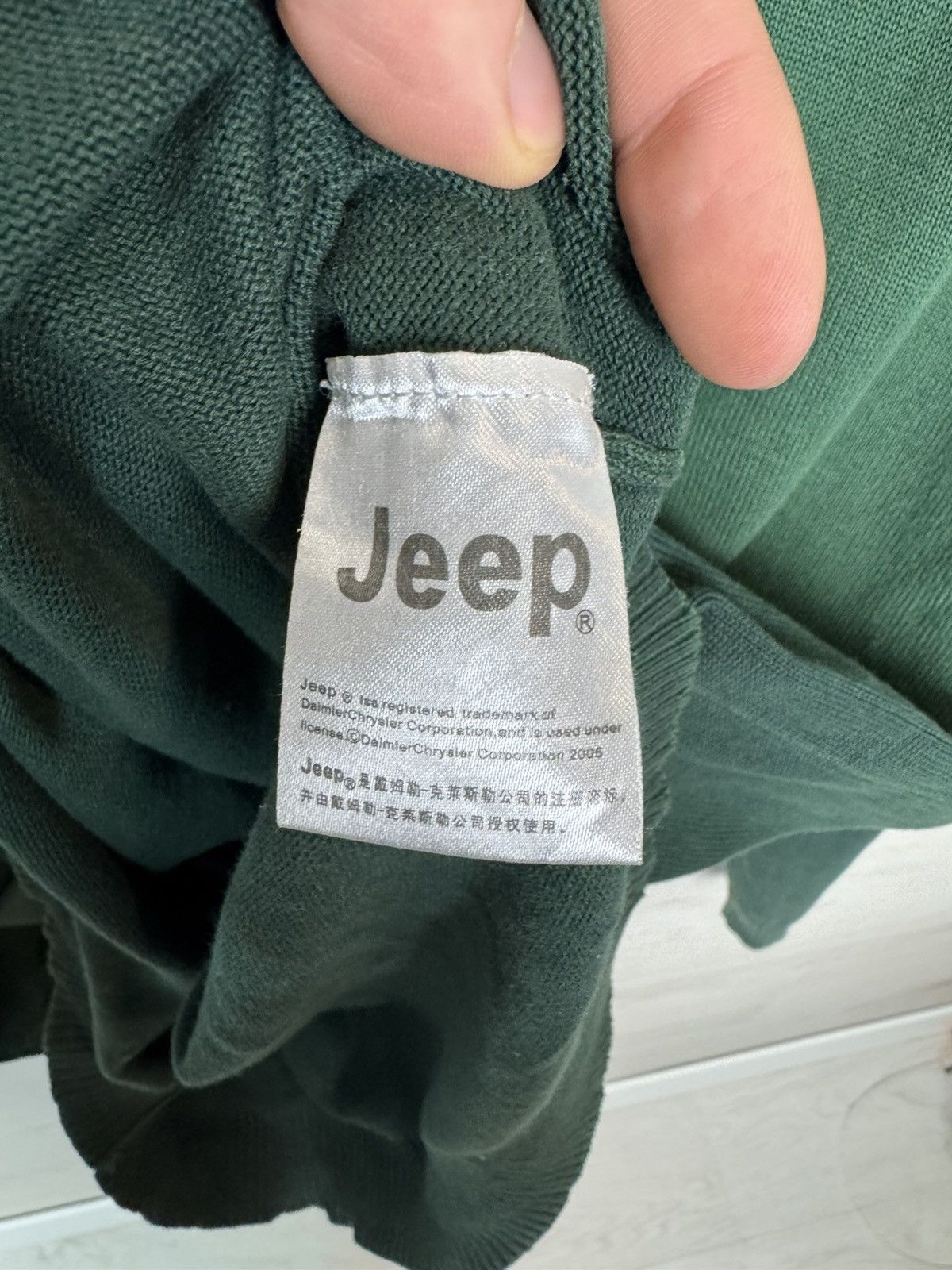Jeep Jeep Half-Zip Knit Sweater Vintage USA Size US L / EU 52-54 / 3 - 9 Thumbnail