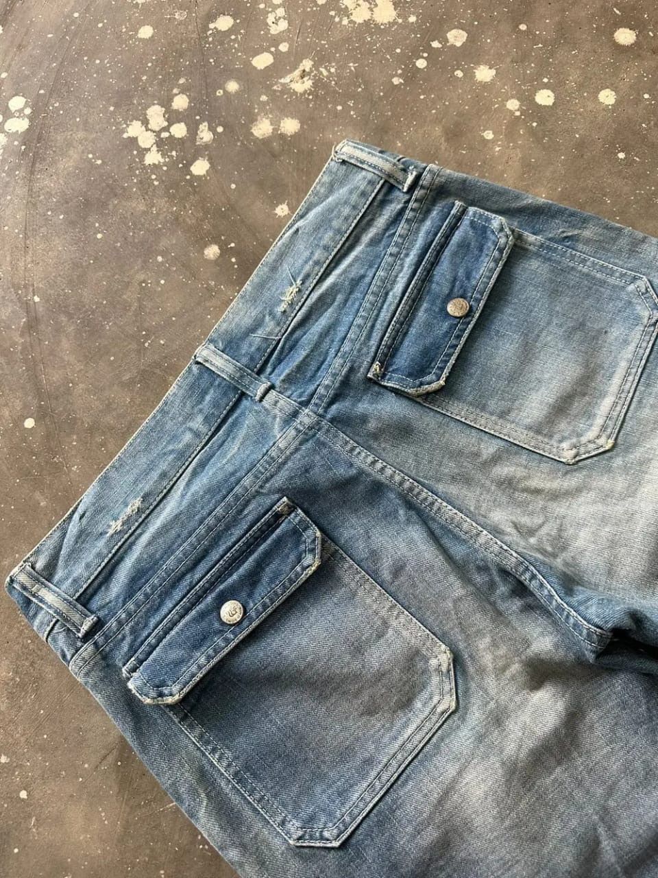 Other Delay by Win And Sons FLared bush Jeans Denim Size US 31 - 11 Thumbnail