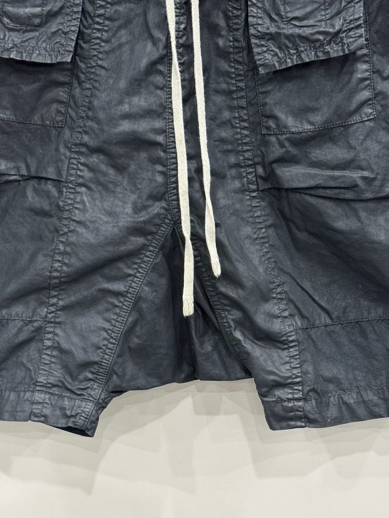 Rick Owens Rick Owens Black Waxed Shorts Size L-2505 Size US 44 / EU 60 - 4 Thumbnail