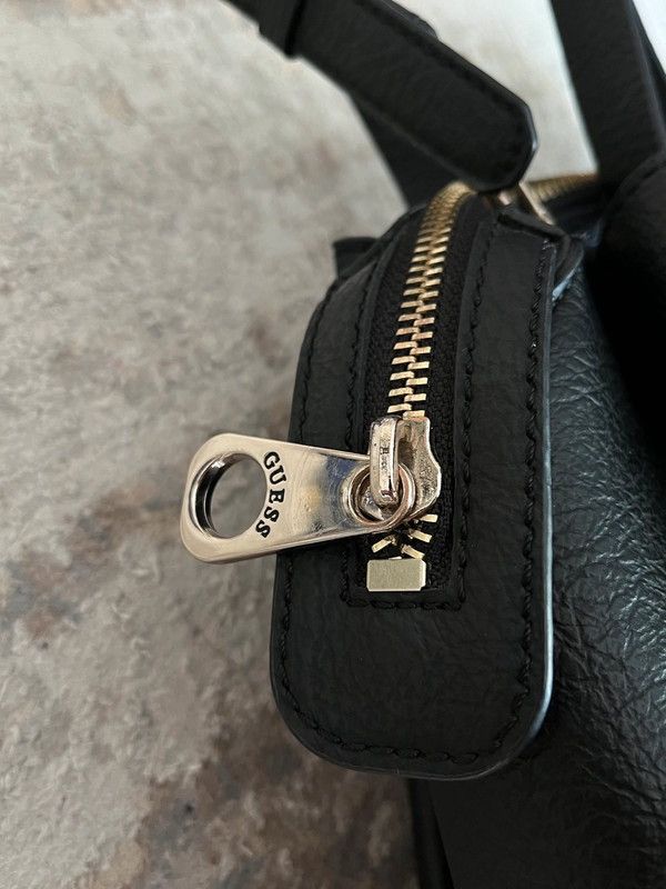 Guess Guess Bag Eco Leather Hand Bag Black Silver 2000s Rare Size ONE SIZE - 4 Thumbnail