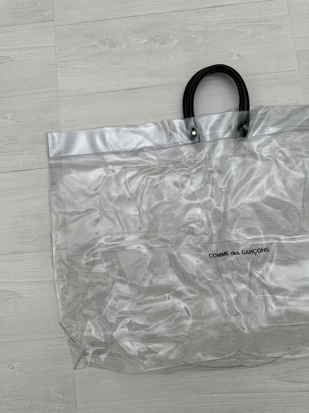 Comme des Garcons RARE Comme des Garcons Clear Transparent Vinyl Tote Bag Size ONE SIZE - 2 Thumbnail