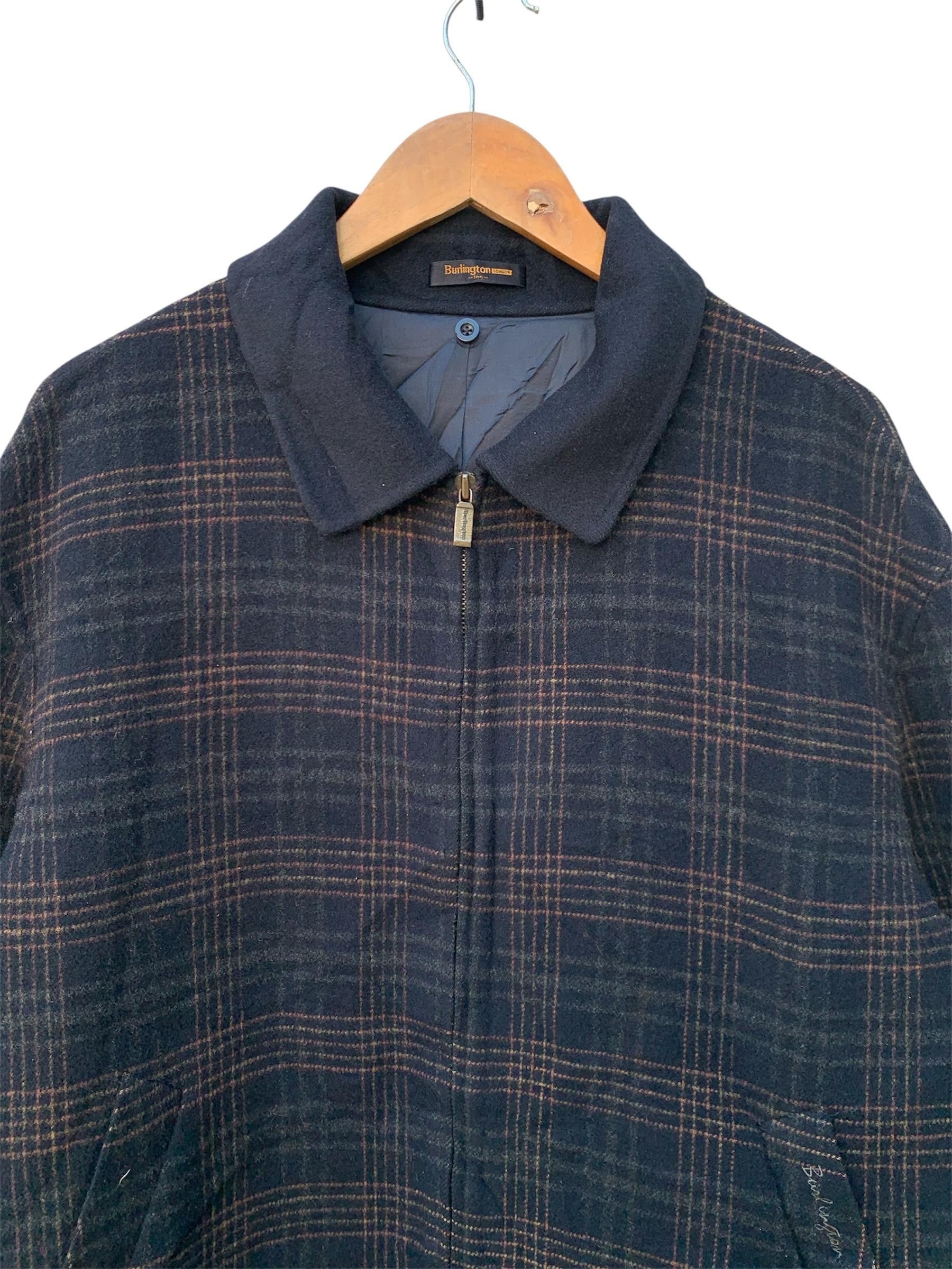 Burlington Vintage Burlington Wool Zipper Jacket Size US M / EU 48-50 / 2 - 5 Thumbnail