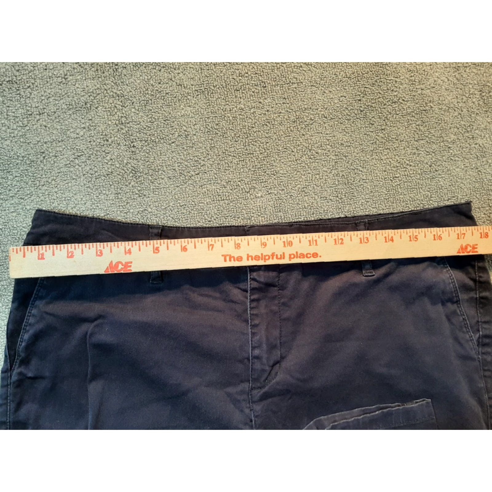 Liz Claiborne Liz Claiborne Pants Womens Size 10 T Blue City Fit Chino Regular Zip Casual Pockets Logo Modern Solid Tall Vintage: No Mens Women Girls Size 32" / US 10 / IT 46 - 3 Thumbnail
