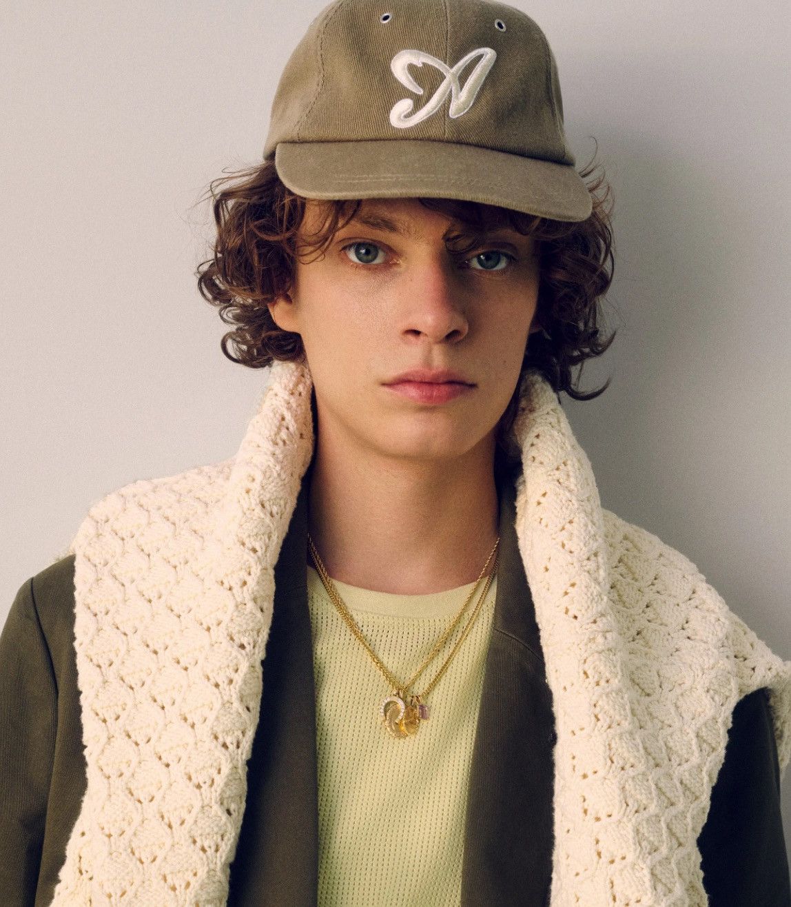Aime Leon Dore Aime Leon Dore Washed “A” Logo Hat in “Seagrass” Cap Size ONE SIZE - 1 Thumbnail