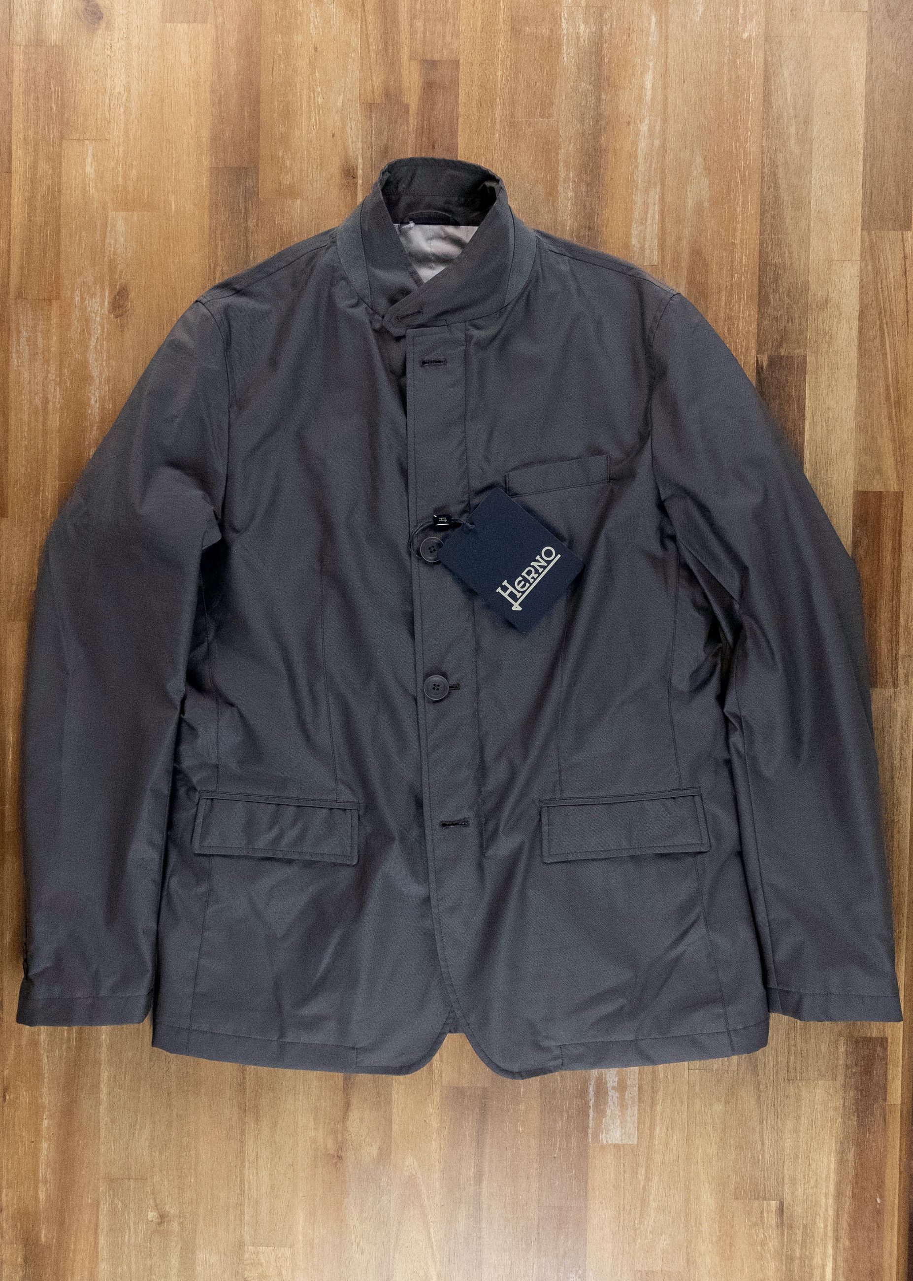 Herno HERNO gray Storm System wool blend jacket Large q Size US L / EU 52-54 / 3 - 3 Thumbnail