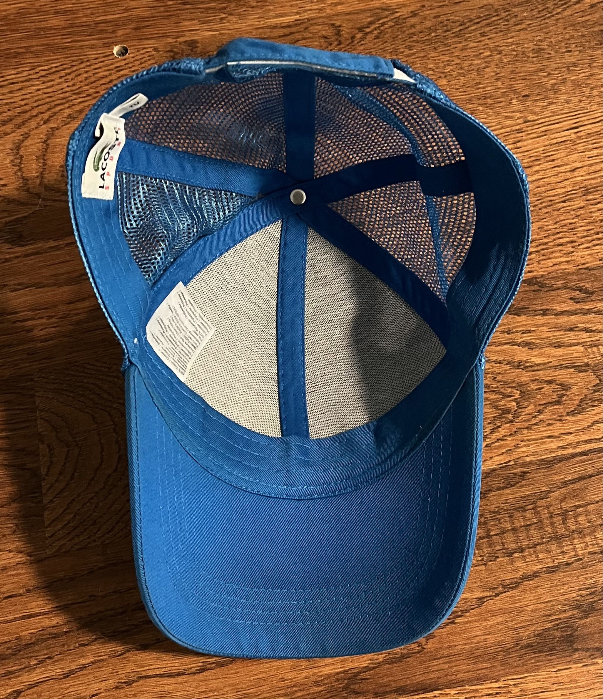 Lacoste Lacoste Sport Mesh Trucker Hat Adjustable Crocodile Logo Cap Size ONE SIZE - 4 Thumbnail