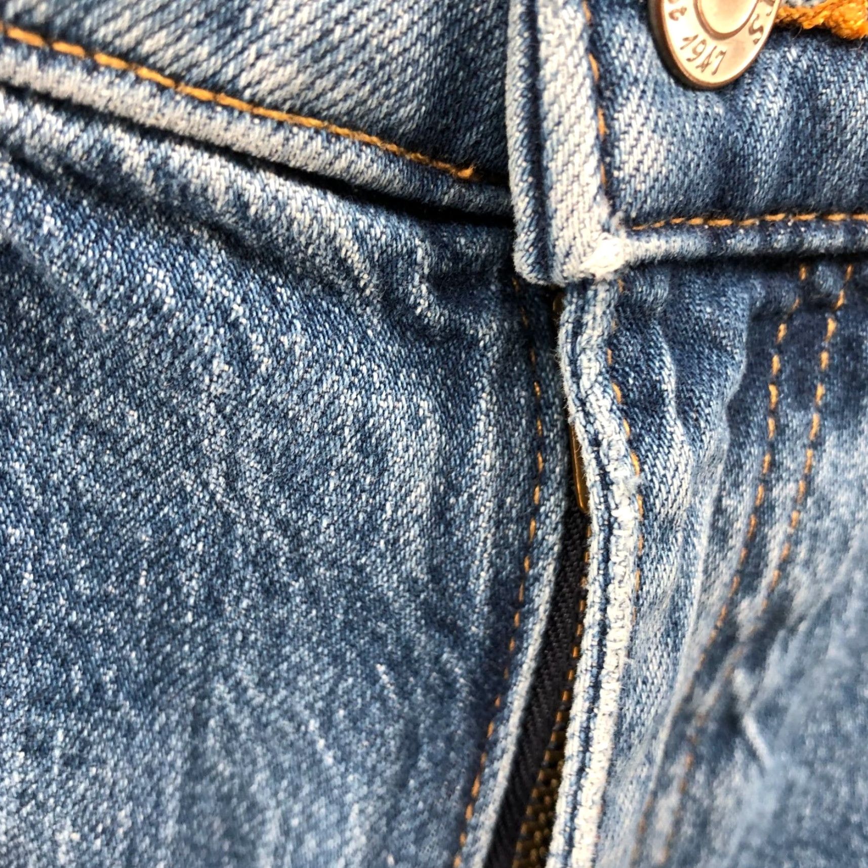 Talbots Talbots Jeans Womens 16 Blue Medium Wash High Rise Relaxed Denim 5-Pocket Stretch Straight Bristol Size 38" / US 16 / IT 52 - 5 Thumbnail