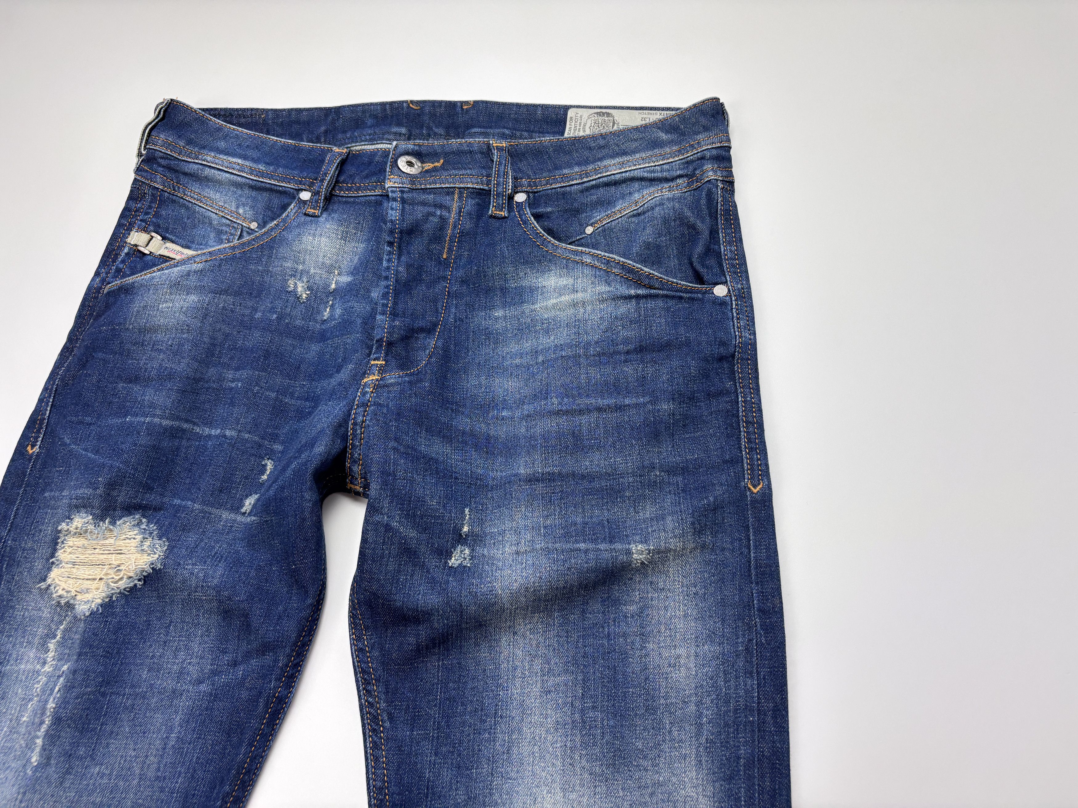 Diesel Diesel Belther Jeans Regular Slim Tapered Stretch 29x32 Size US 29 - 2 Thumbnail